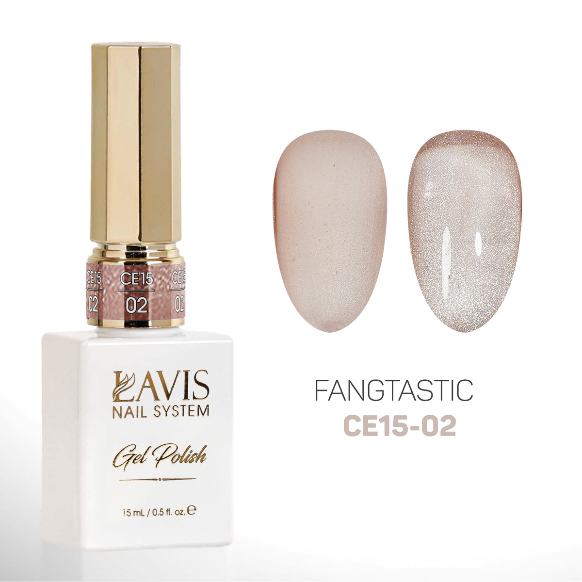 LAVIS Cat Eyes CE15 - 02 - Gel Polish 0.5 oz - Fangtastic Collection