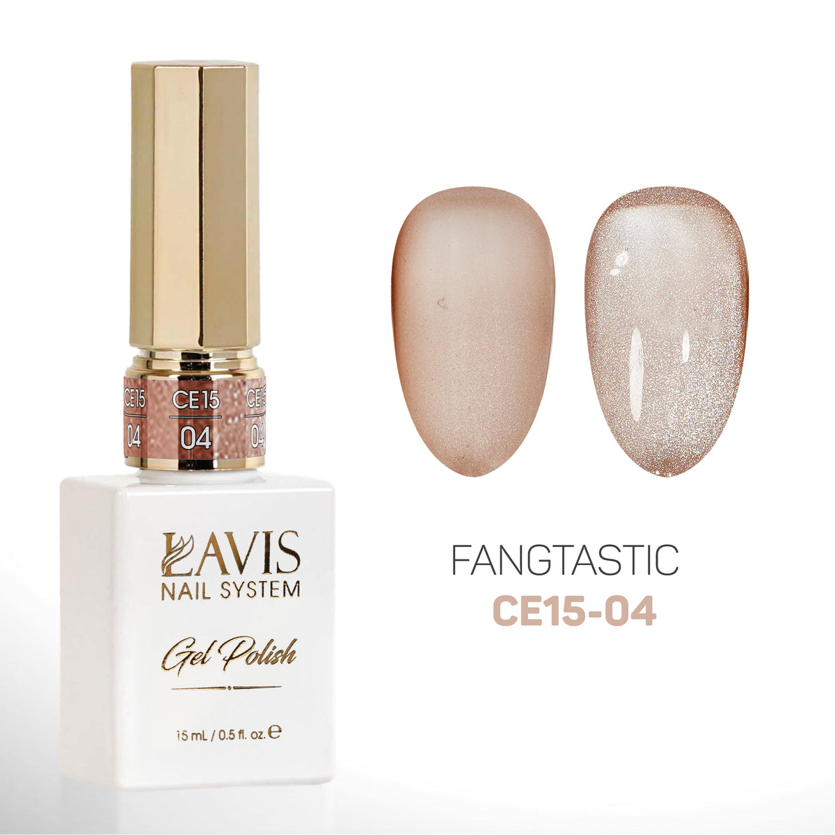 LAVIS Cat Eyes CE15 - 04 - Gel Polish 0.5 oz - Fangtastic Collection