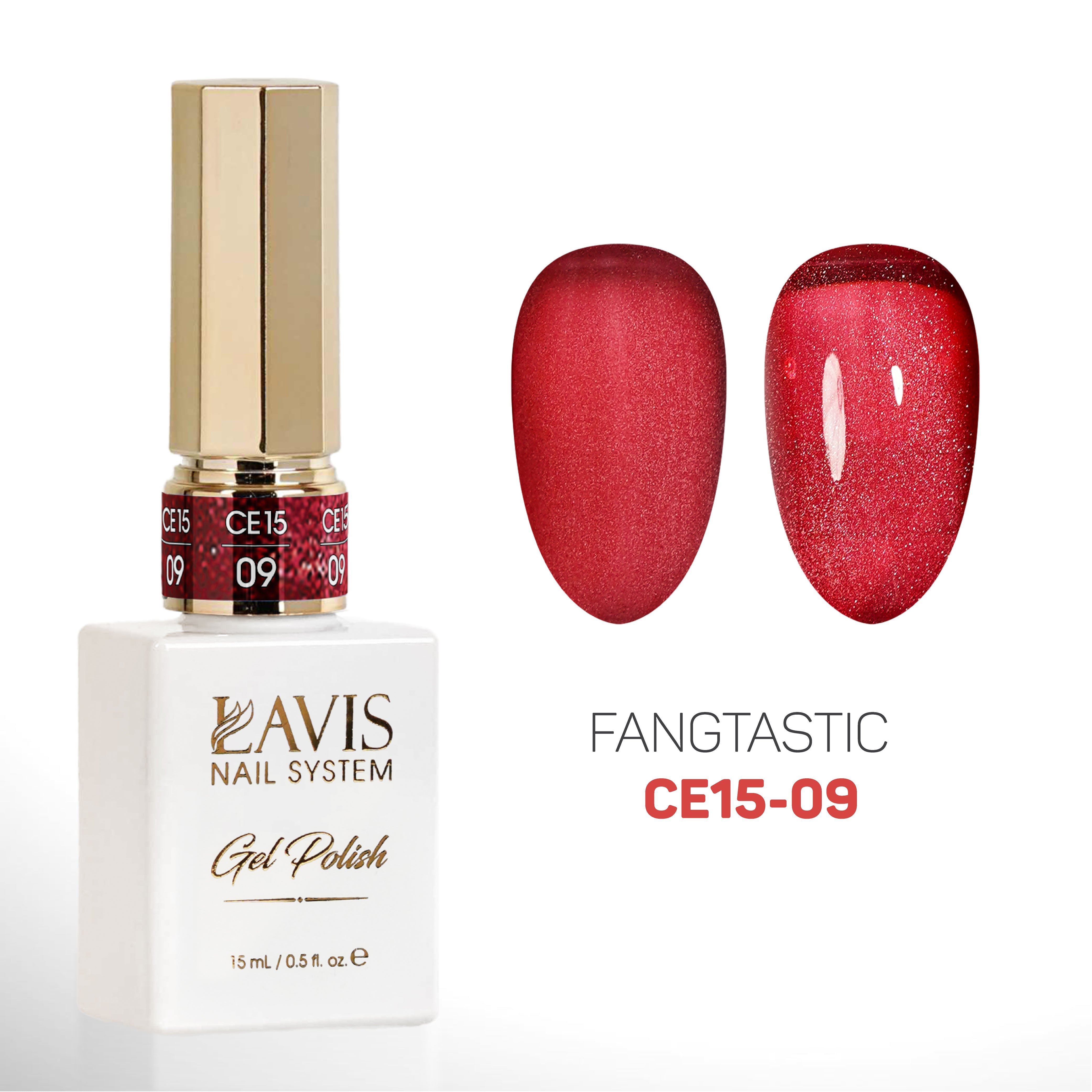 LAVIS Cat Eyes CE15 - 09 - Gel Polish 0.5 oz - Fangtastic Collection