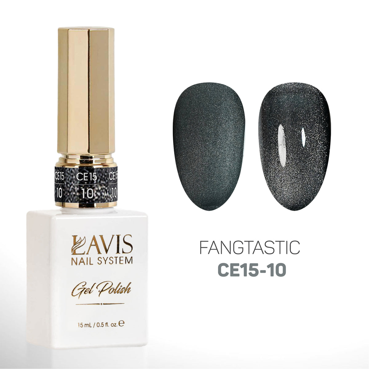 LAVIS Cat Eyes CE15 - 10 - Gel Polish 0.5 oz - Fangtastic Collection