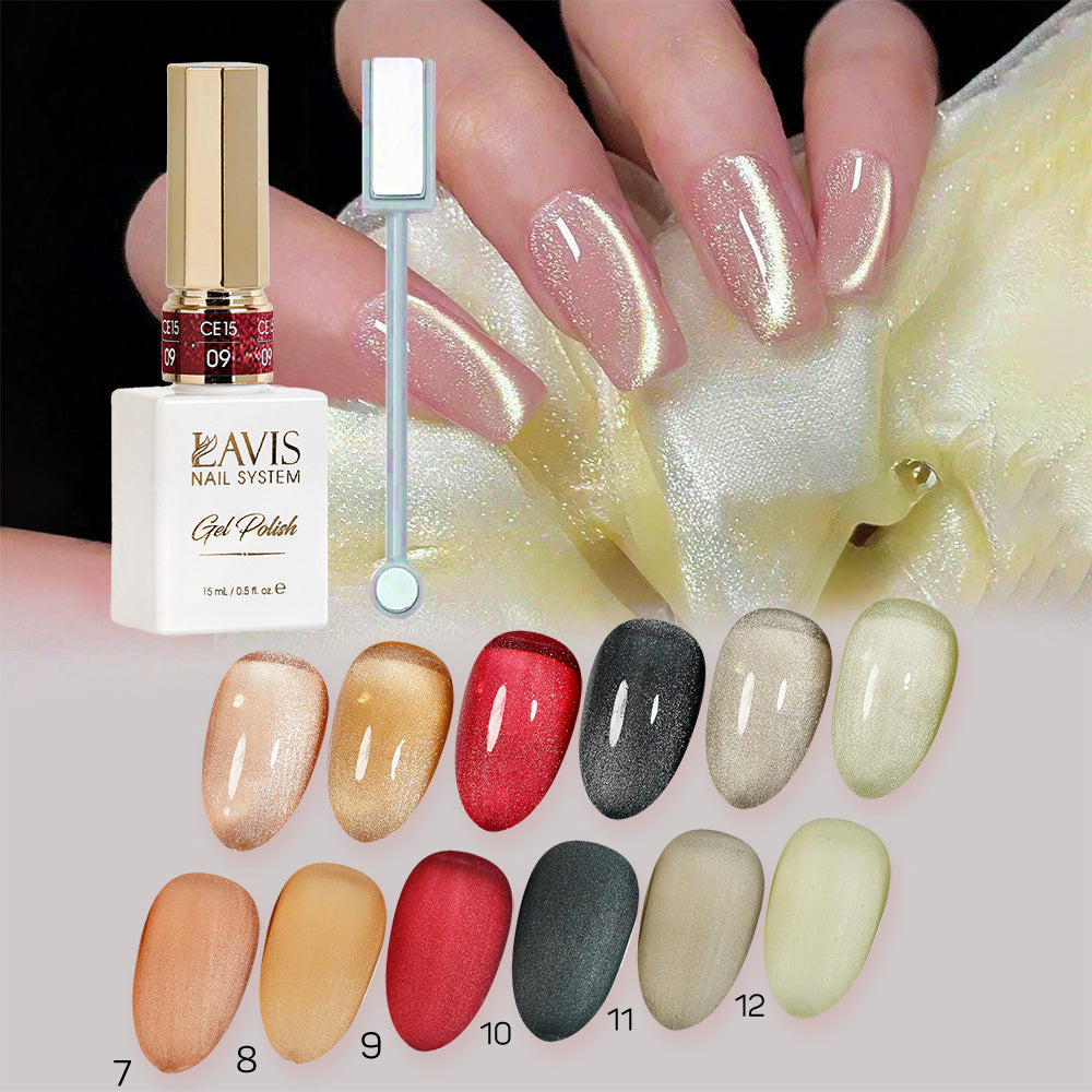LAVIS Cat Eyes CE15 - 10 - Gel Polish 0.5 oz - Fangtastic Collection