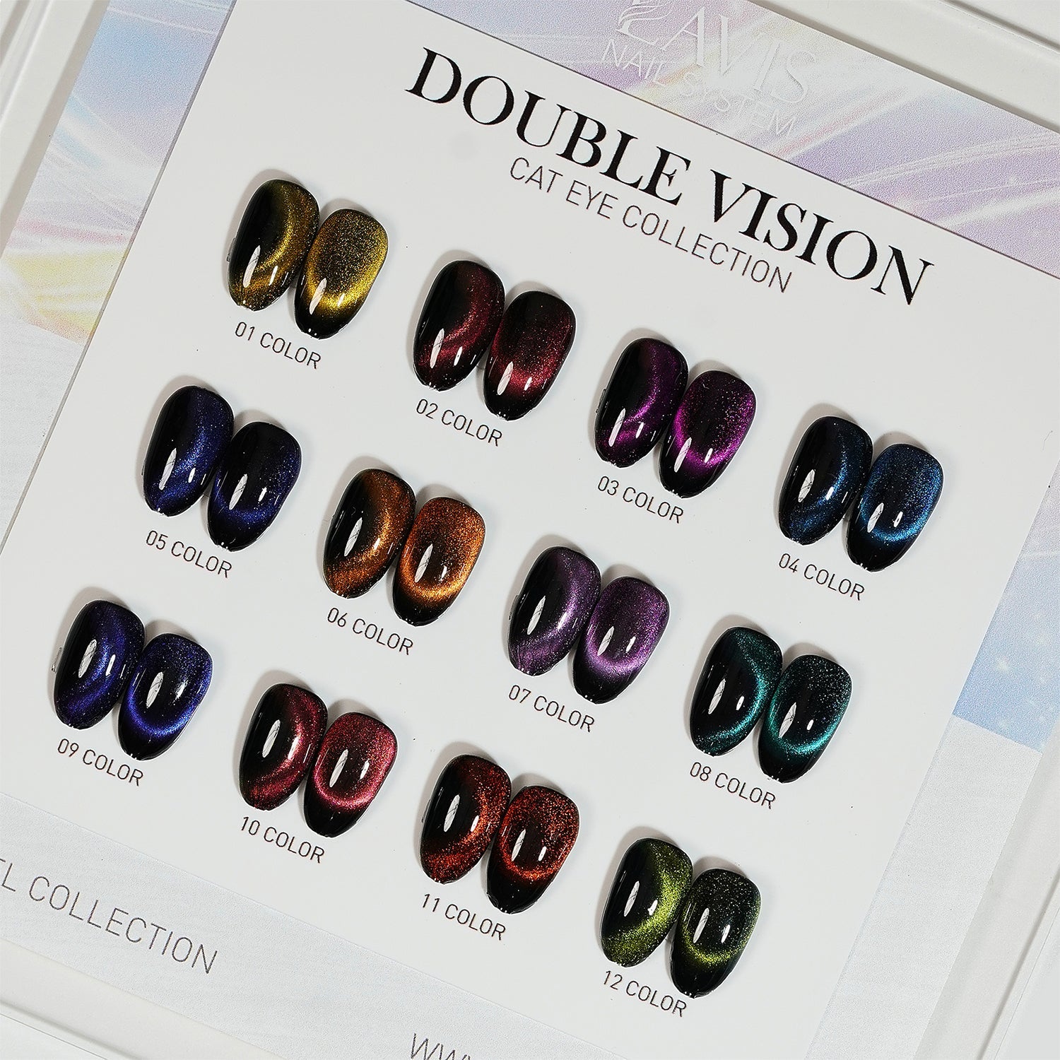 LAVIS Cat Eyes CE16 - Gel Polish 0.5 oz - Double Vision Collection