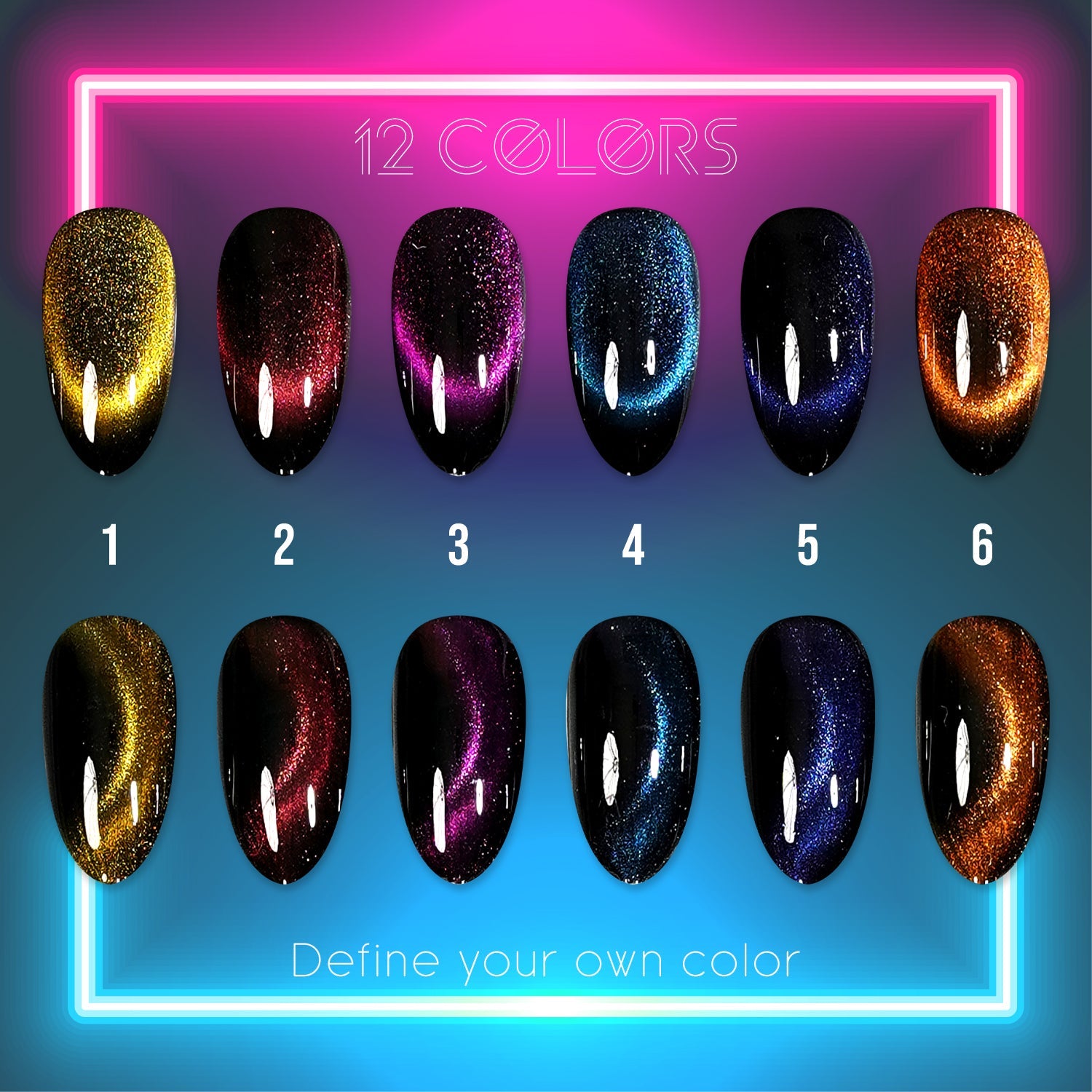 LAVIS Cat Eyes CE16 - 05 - Gel Polish 0.5 oz - Double Vision Collection