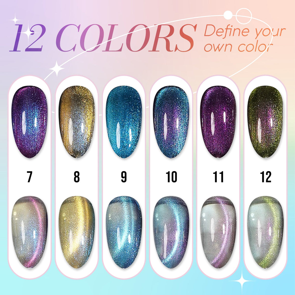 LAVIS Cat Eyes CE17 - 10 - Gel Polish 0.5 oz - Stellar Shift Collection