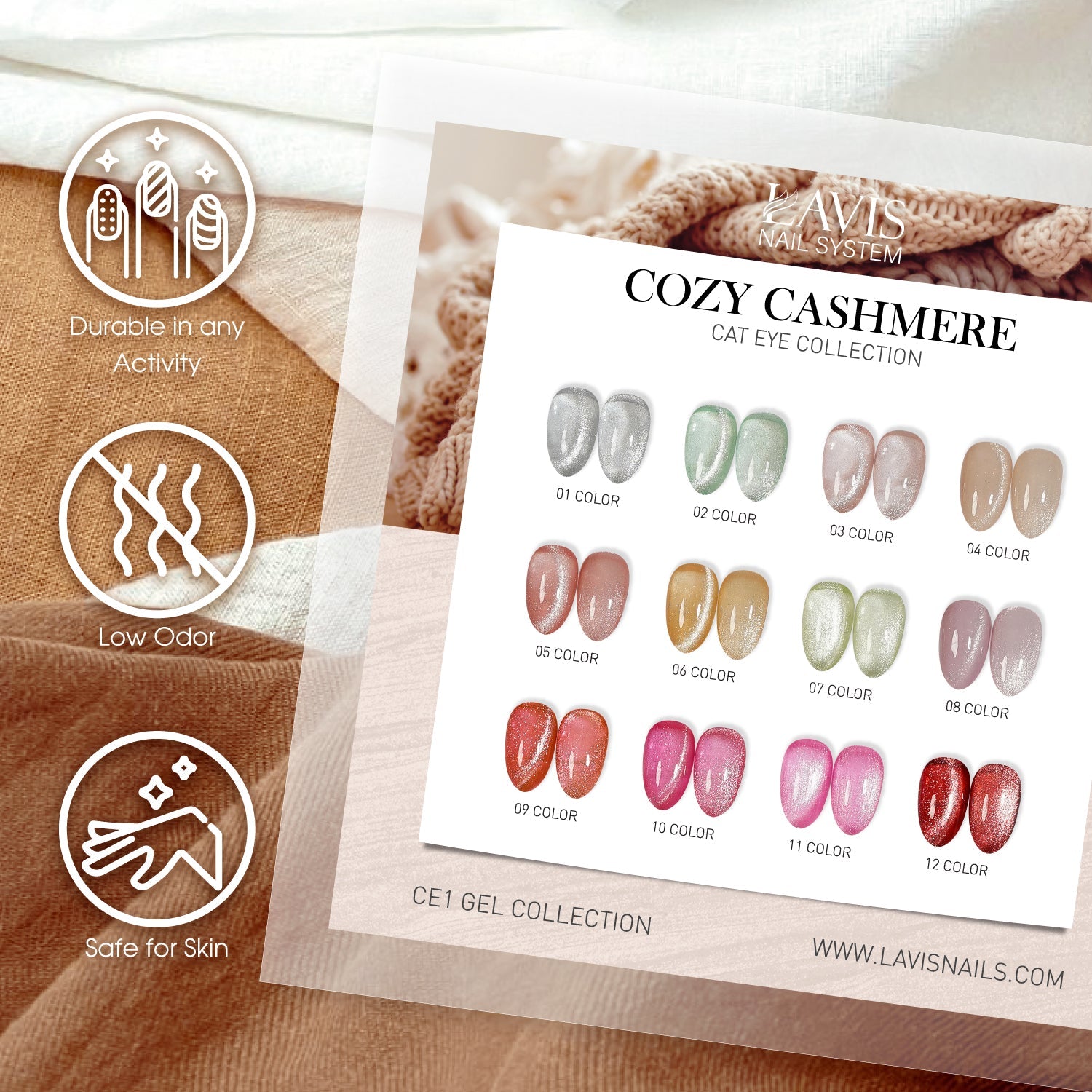 LAVIS Cat Eyes CE1 - 12 - Cozy Cashmere Collection