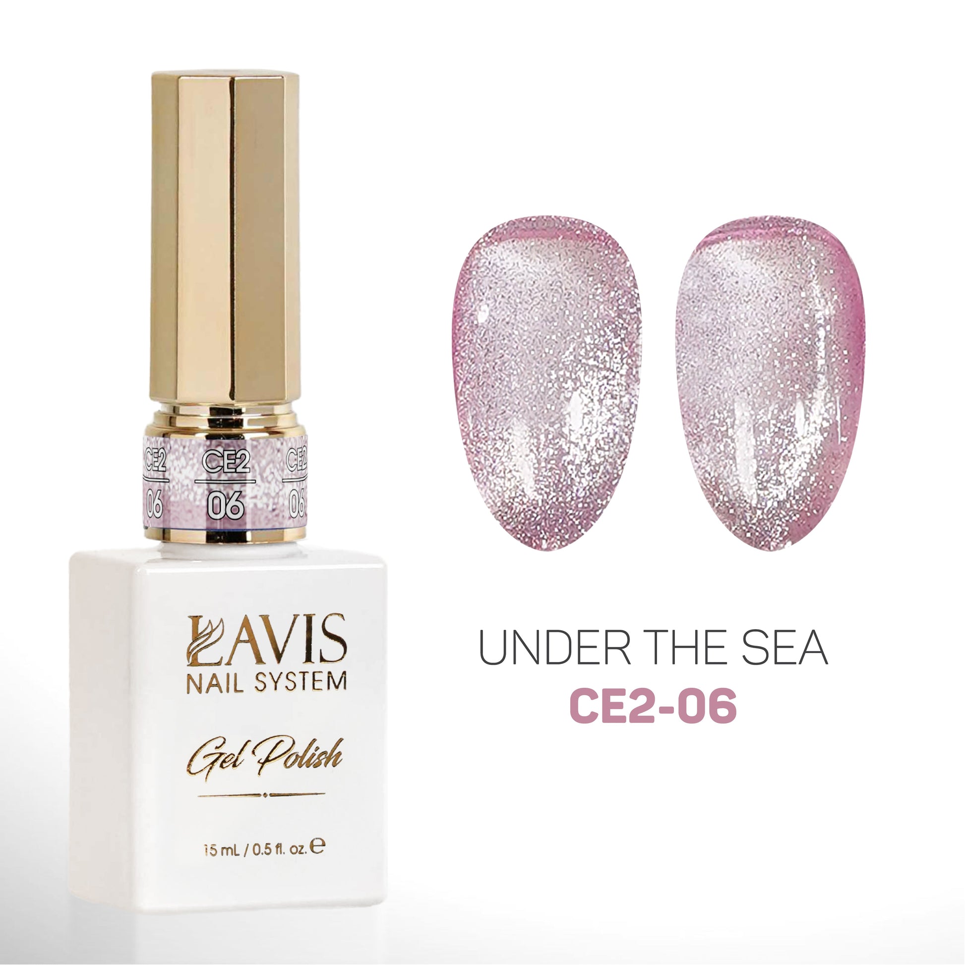 LAVIS Cat Eyes CE2 - 06 - Gel Polish 0.5 oz - Under The Sea
