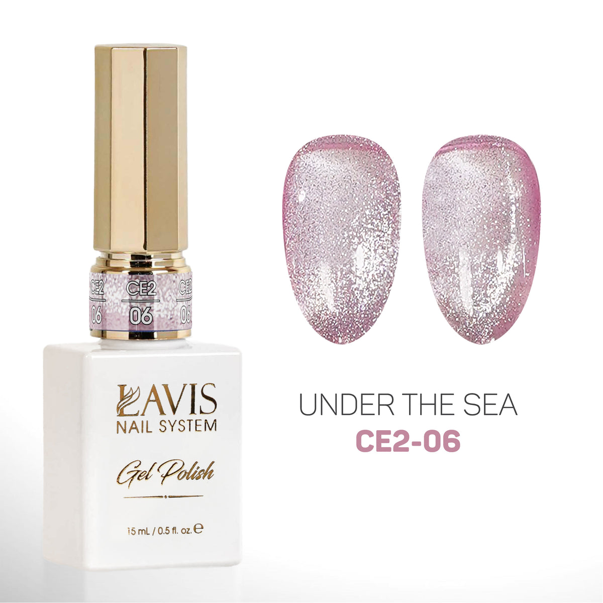 LAVIS Cat Eyes CE2 - 06 - Gel Polish 0.5 oz - Under The Sea