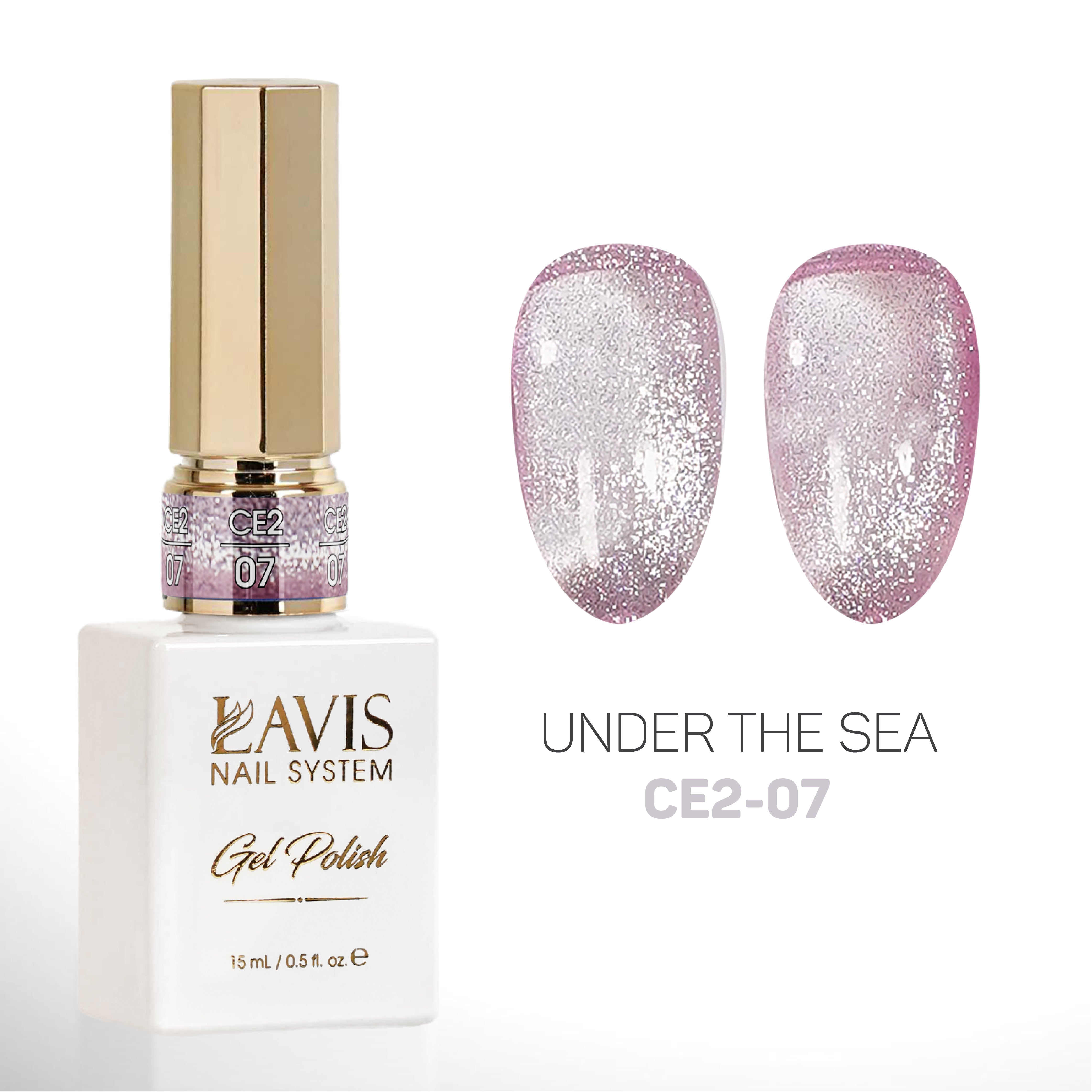 LAVIS Cat Eyes CE2 - 07 - Gel Polish 0.5 oz - Under The Sea