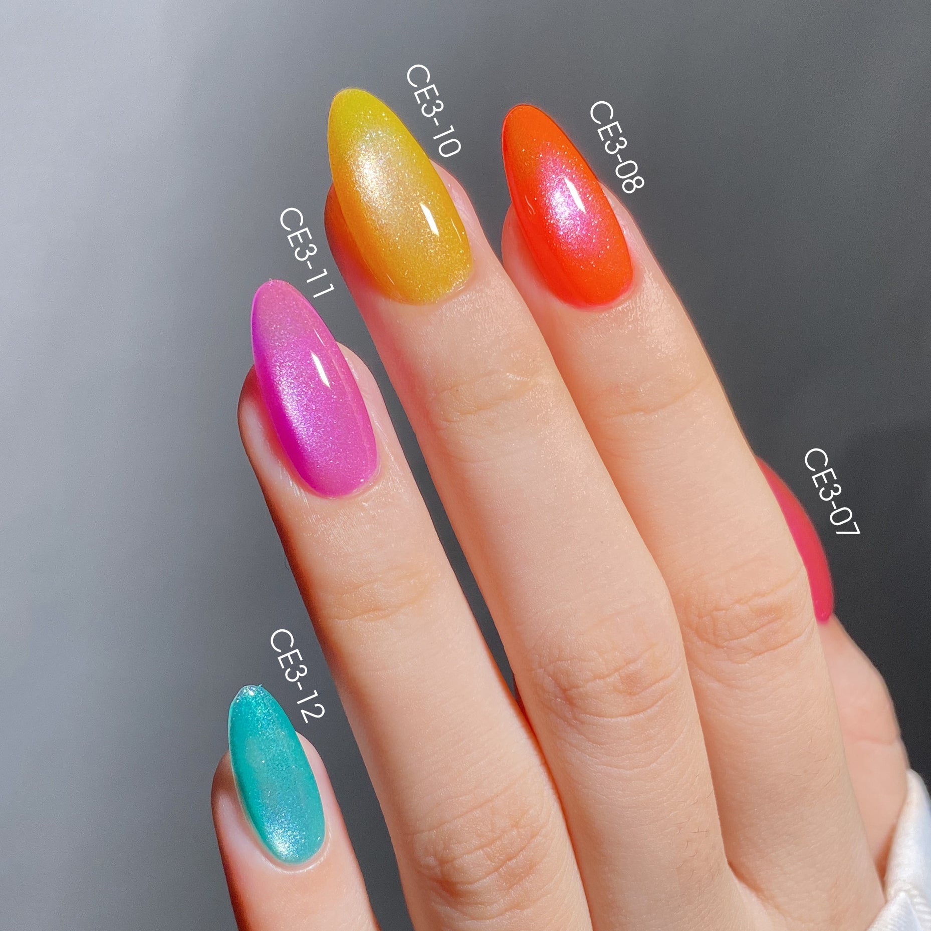 LAVIS Cat Eyes CE3 - 06 - Gel Polish 0.5 oz - Tropical Candy