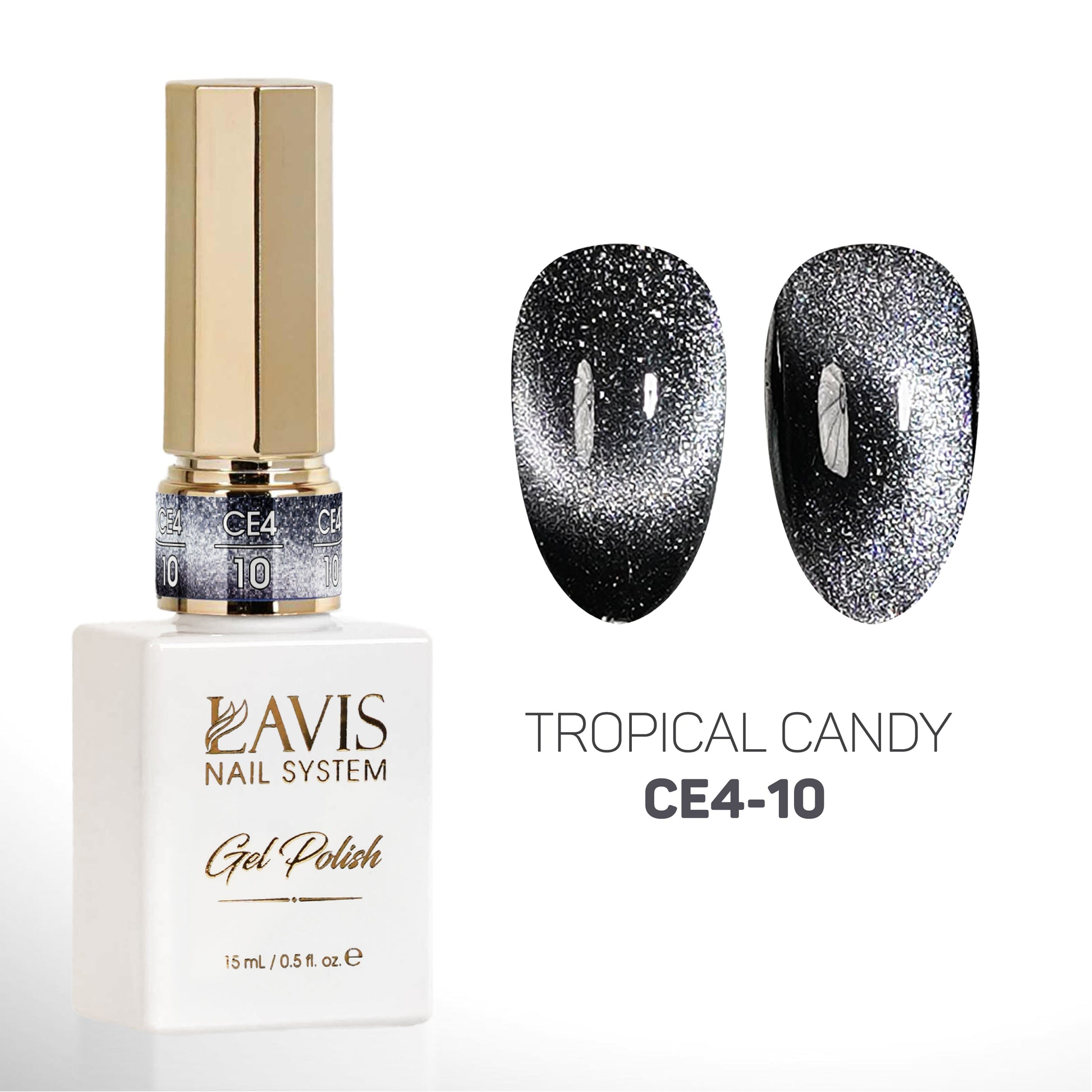 LAVIS Cat Eyes CE4 - 10 - Gel Polish 0.5 oz - Fairy Tale