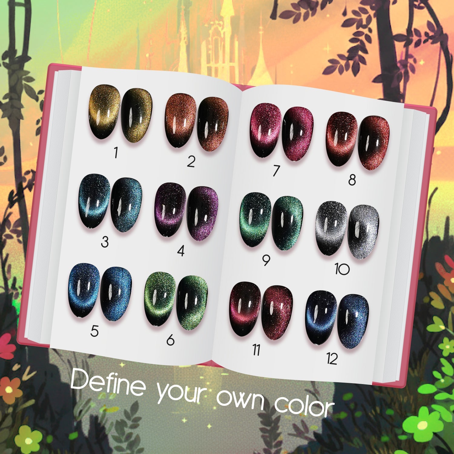 LAVIS Cat Eyes CE4 - 03 - Gel Polish 0.5 oz - Fairy Tale