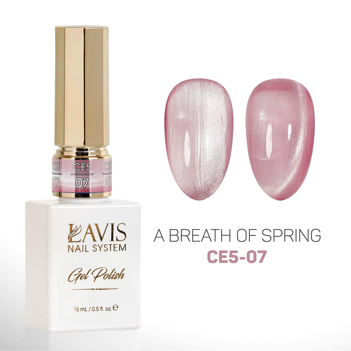Lavis CE5-07 A Breath Of Spring cat eye gel polish, photo 1 of 4