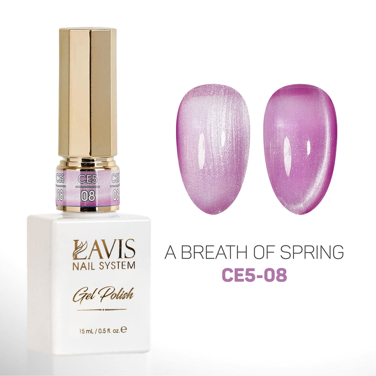 Lavis CE5-08 A Breath Of Spring cat eye gel polish, photo 1 of 1