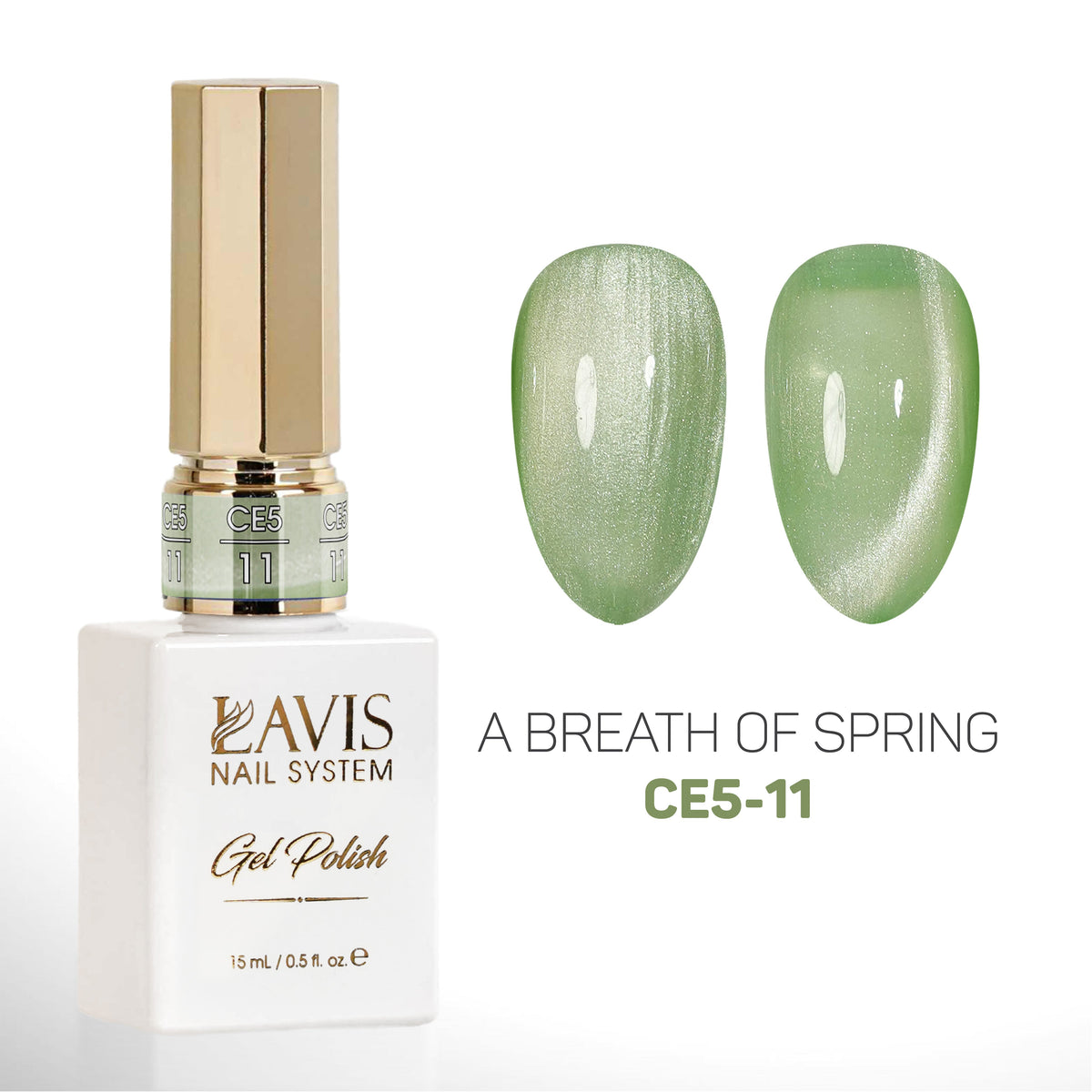 Lavis CE5-11 A Breath Of Spring cat eye gel polish, photo 1 of 1