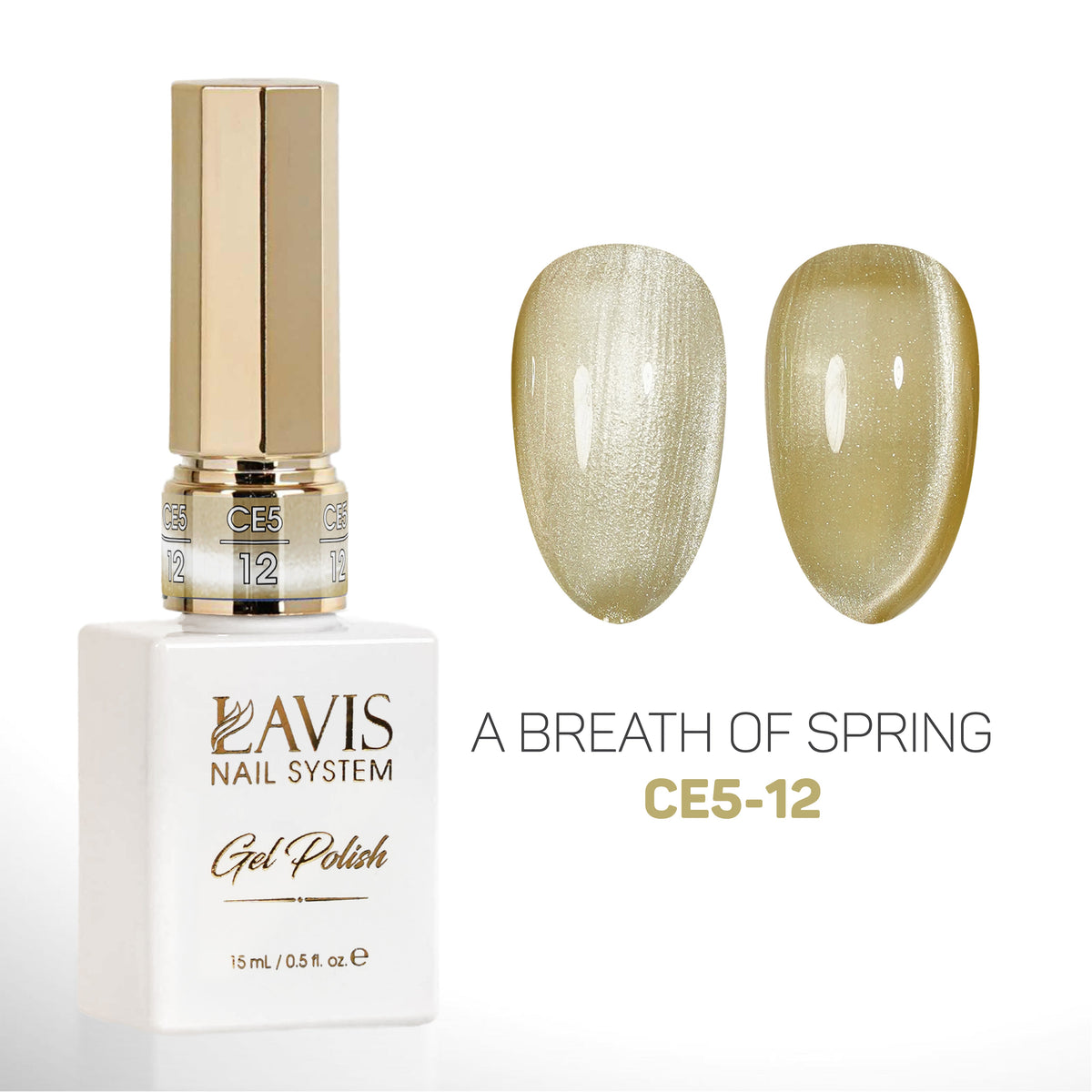 Lavis CE5-12 A Breath Of Spring cat eye gel polish, photo 1 of 1