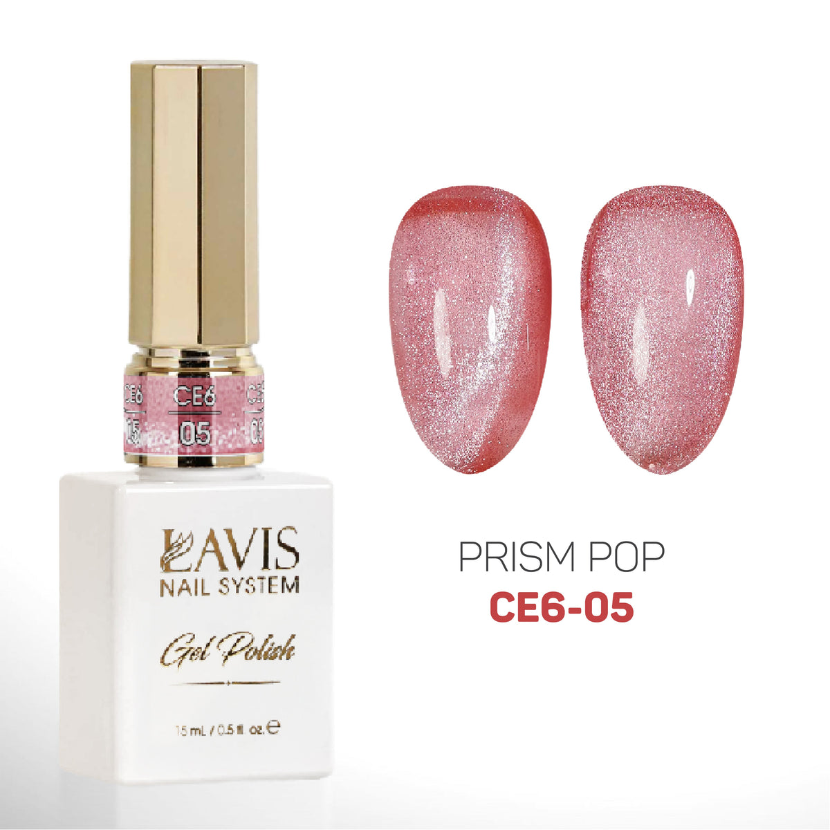 LAVIS Cat Eyes CE6 - 05 - Gel Polish 0.5 oz - Prism Pop Collection