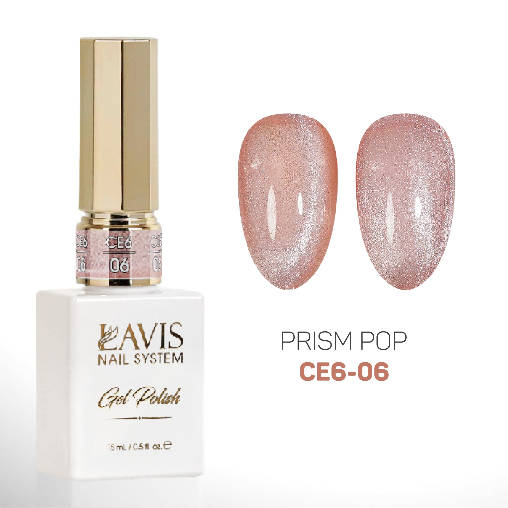 LAVIS Cat Eyes CE6 - 06 - Gel Polish 0.5 oz - Prism Pop Collection