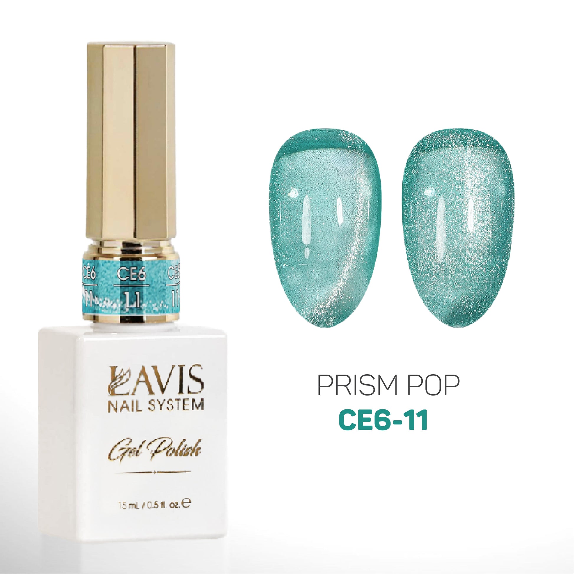 LAVIS Cat Eyes CE6 - 11 - Gel Polish 0.5 oz - Prism Pop Collection