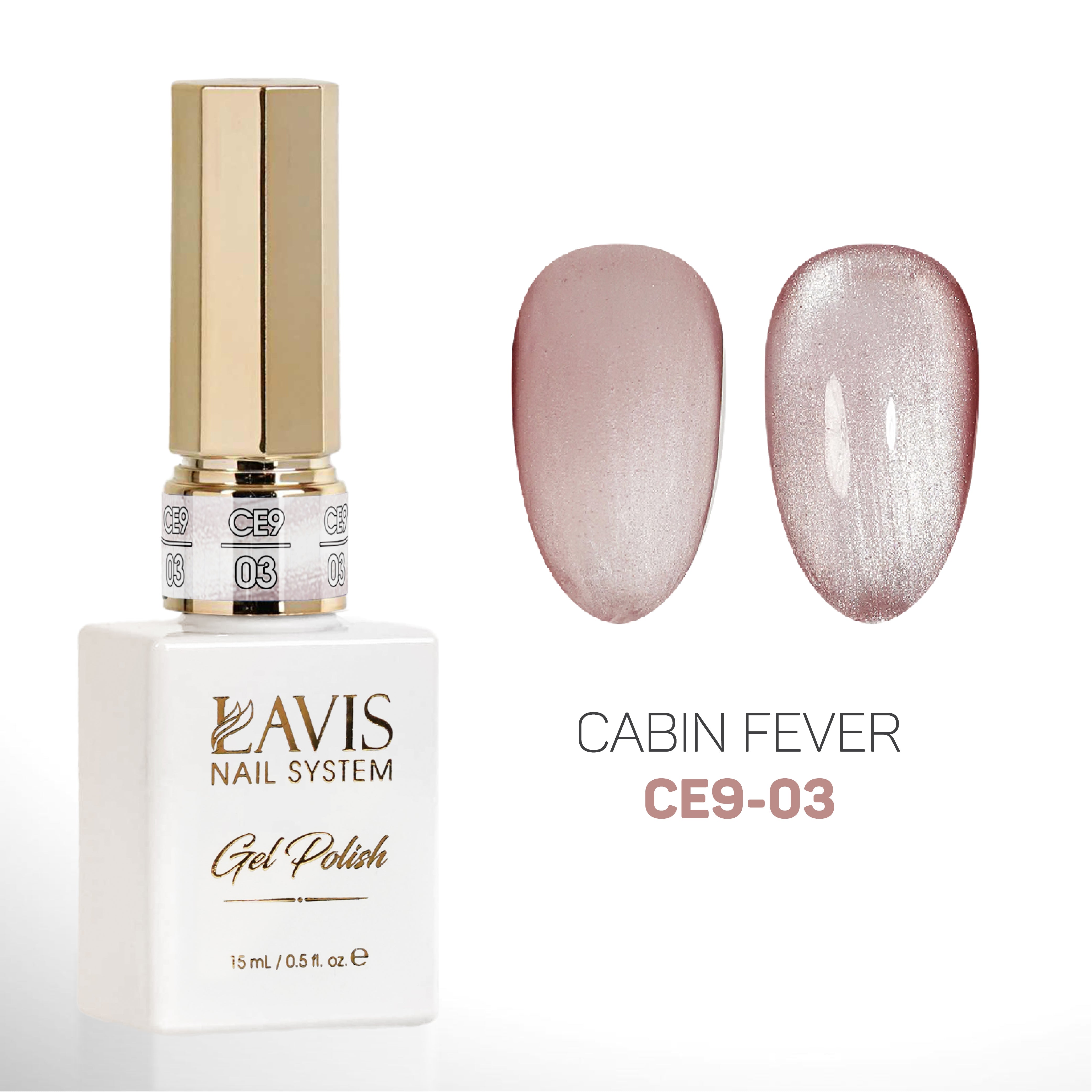 LAVIS Cat Eyes CE9 - 03 (Ver2) - Gel Polish 0.5 oz - Cabin Fever Collection