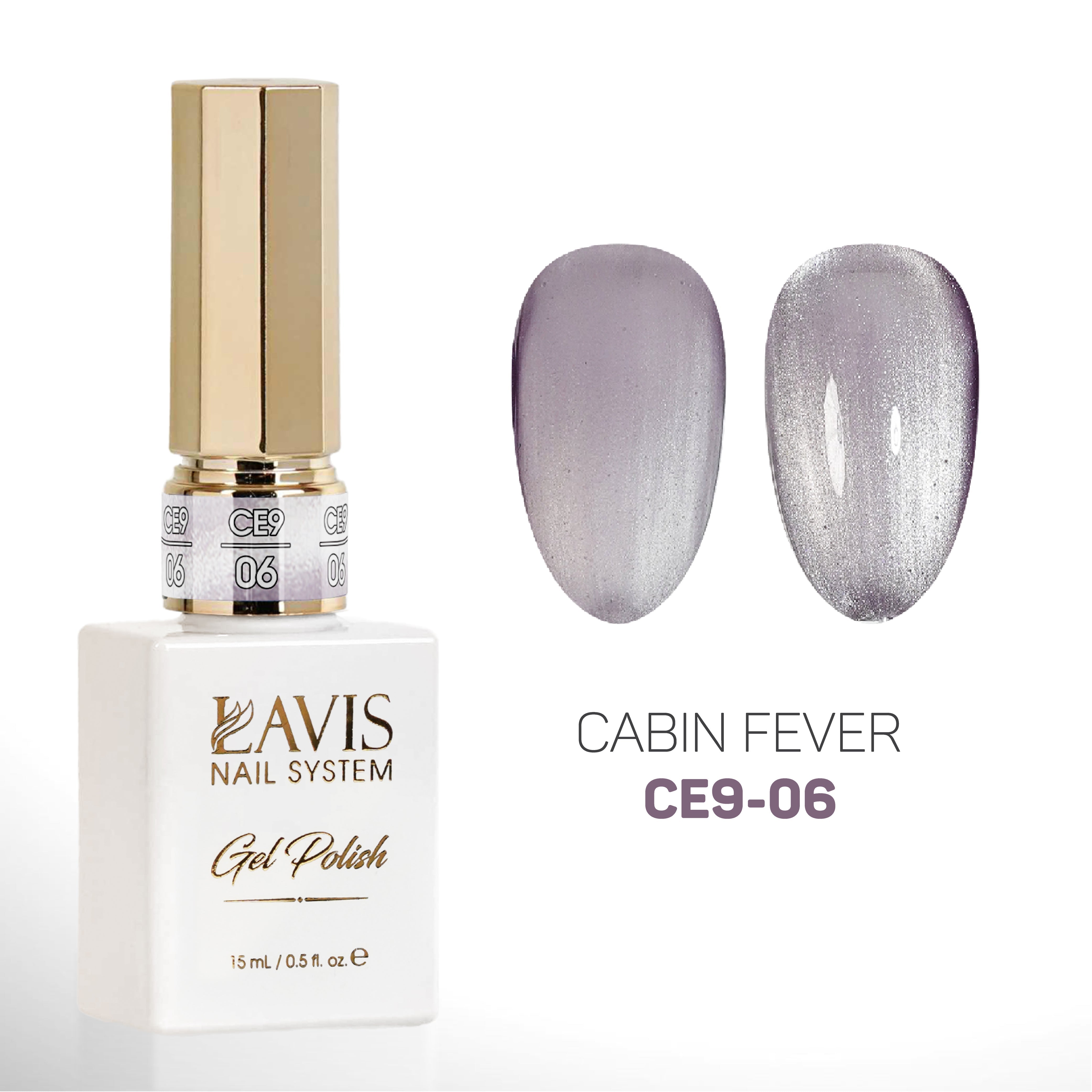 LAVIS Cat Eyes CE9 - 06 (Ver2) - Gel Polish 0.5 oz - Cabin Fever Collection