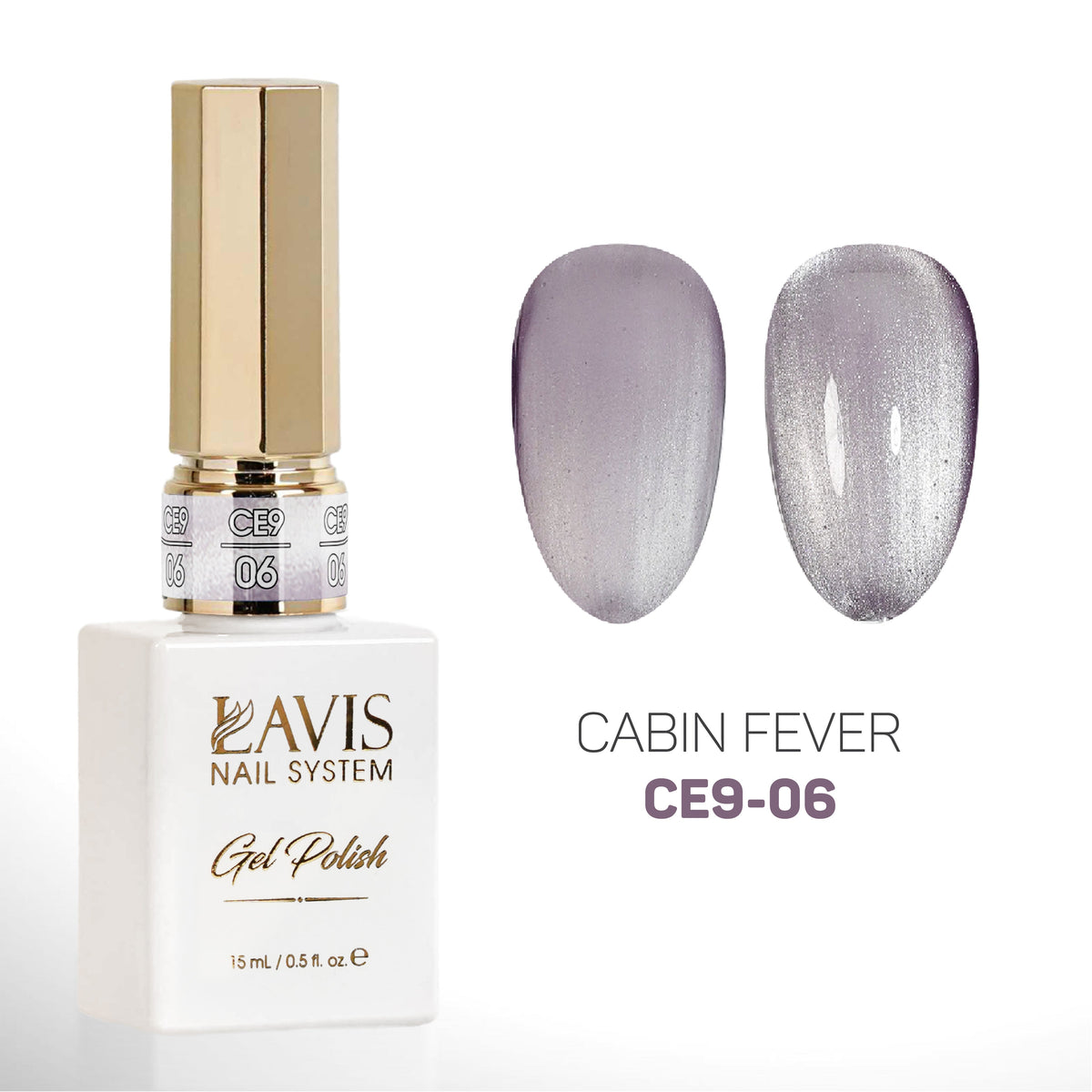 Lavis CE9-06 Cabin Fever cat eye gel polish, photo 1 of 5