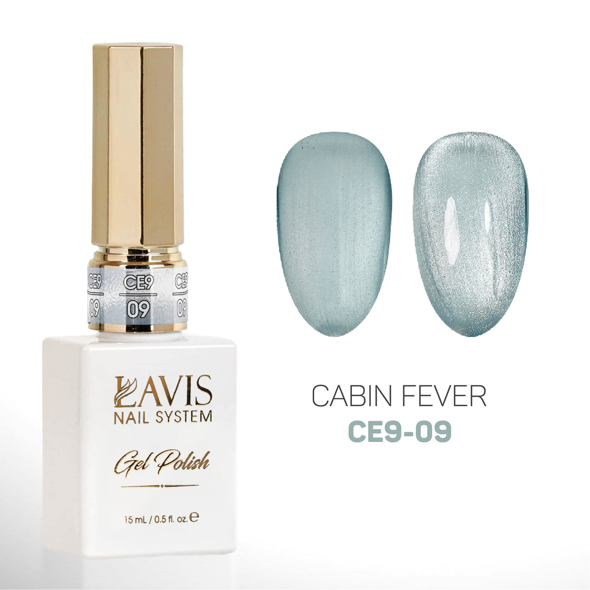 Lavis CE9-09 Cabin Fever cat eye gel polish, photo 1 of 5