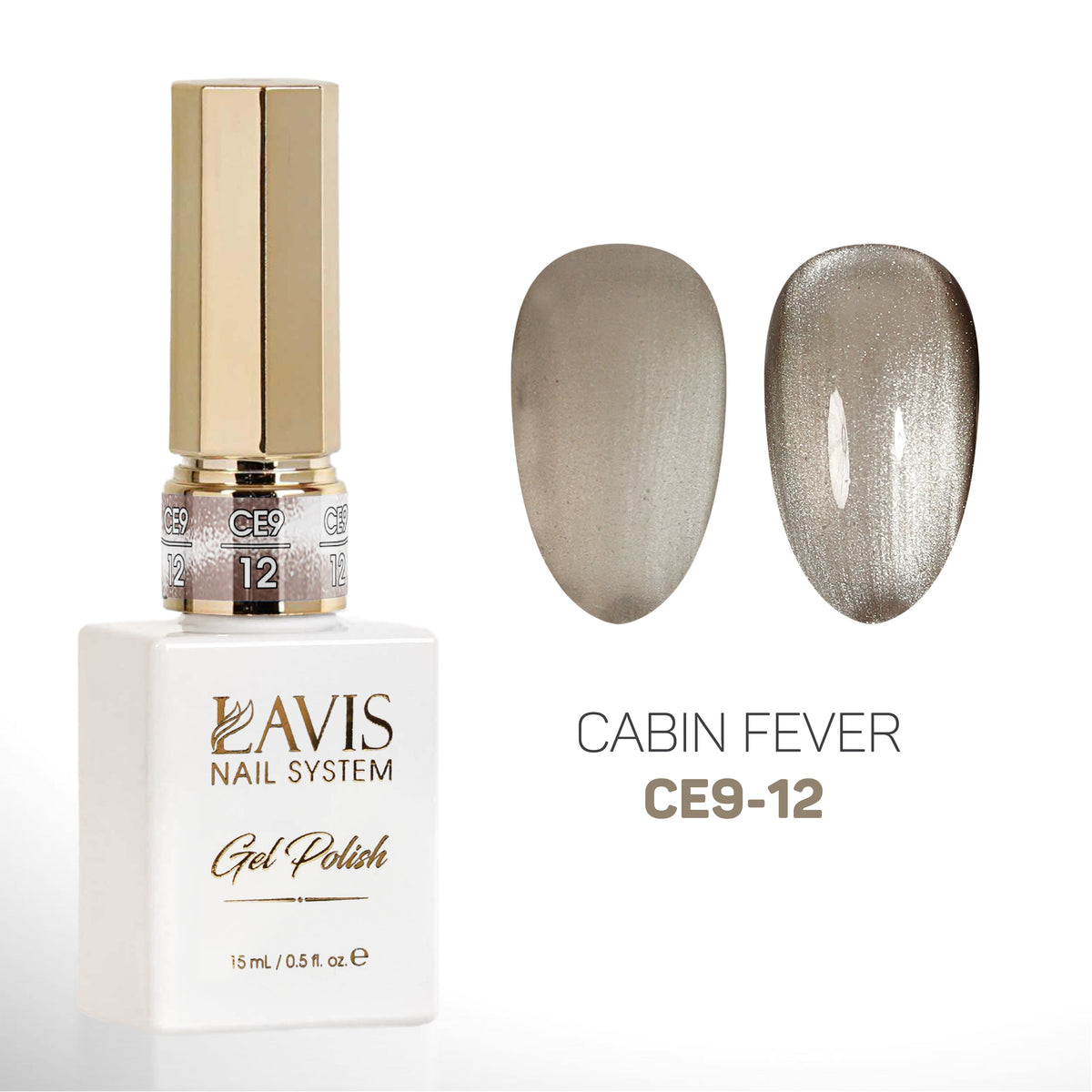 Lavis CE9-12 Cabin Fever cat eye gel polish, photo 1 of 5