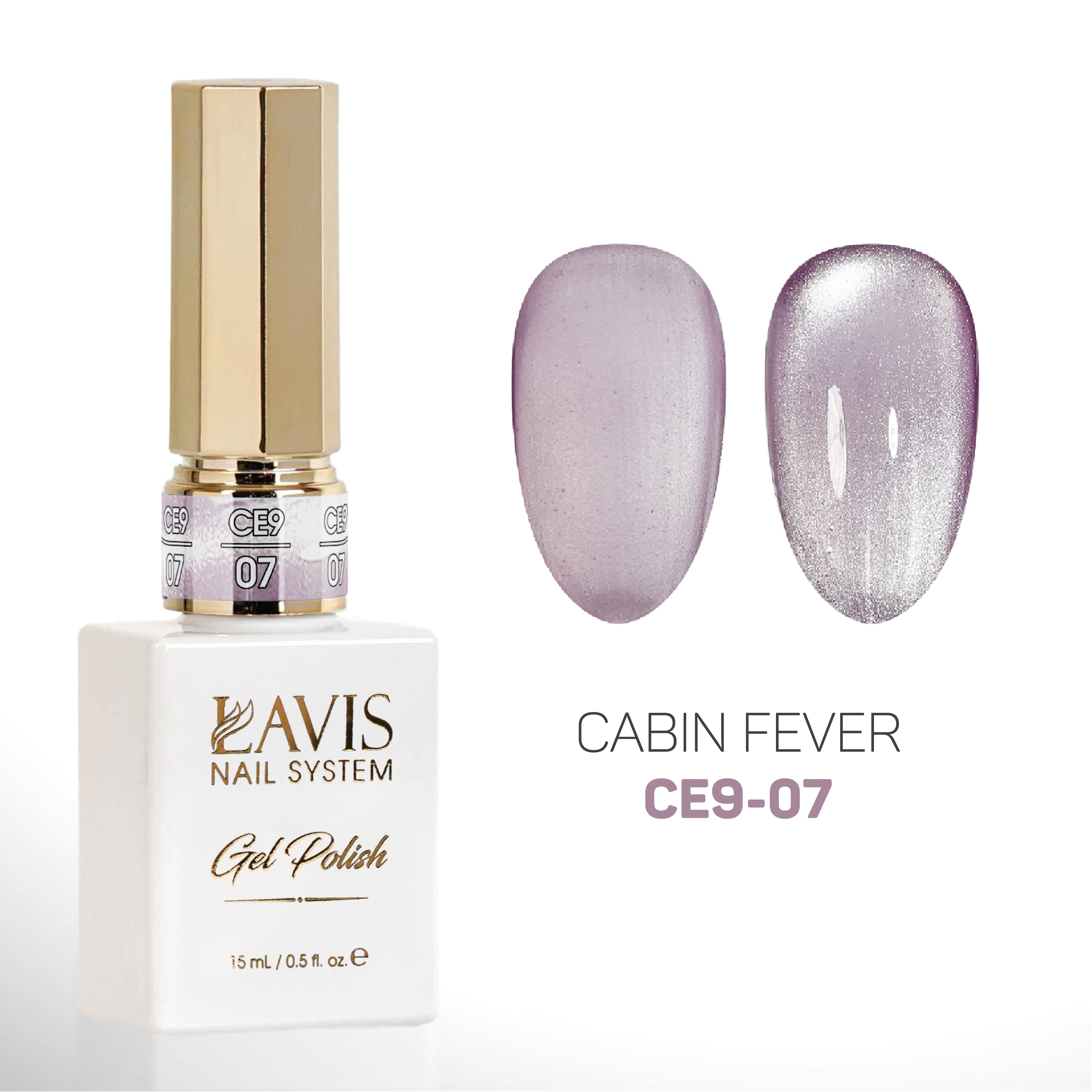LAVIS Cat Eyes CE9 - 07 (Ver2) - Gel Polish 0.5 oz - Cabin Fever Collection