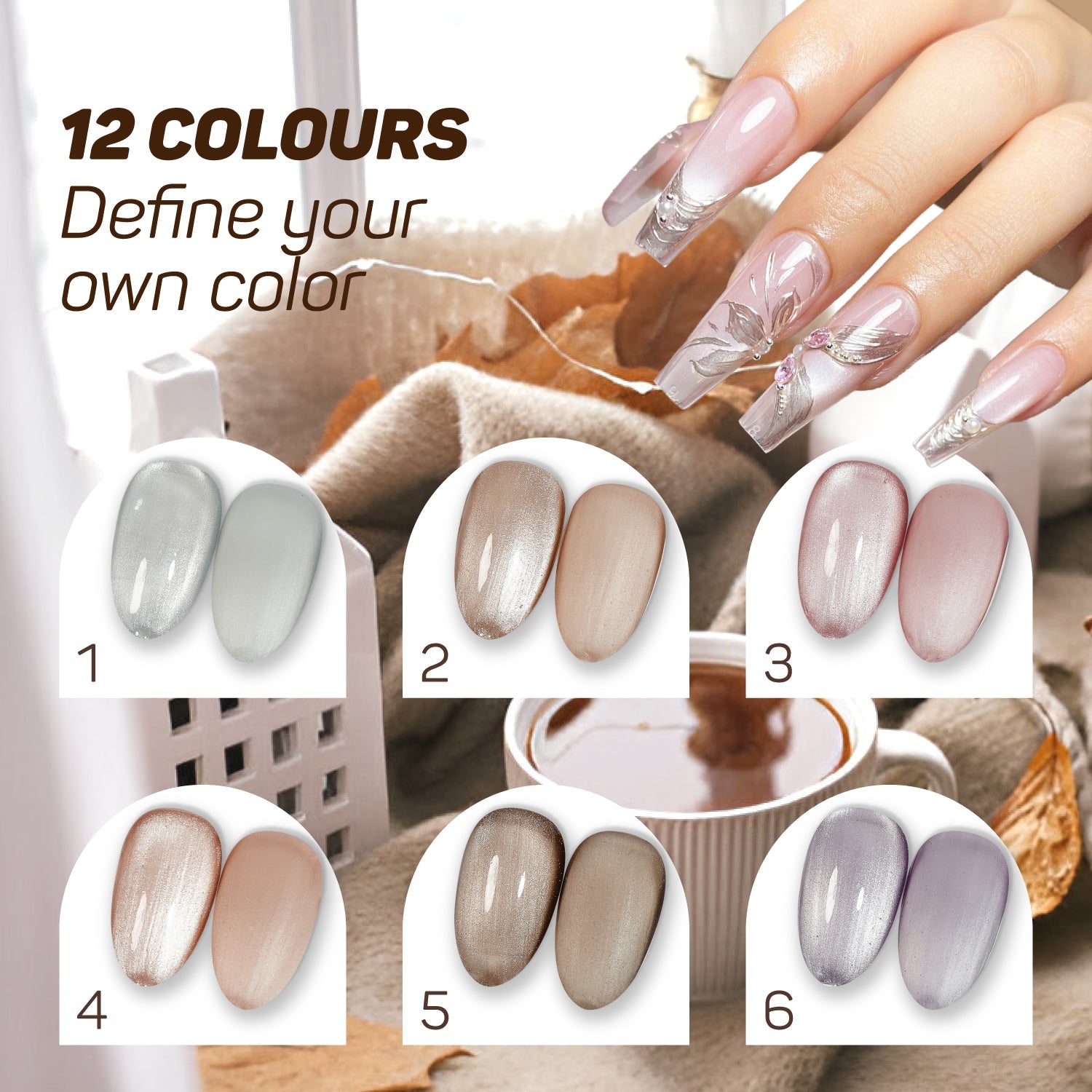 LAVIS Cat Eyes CE9 - 06 (Ver2) - Gel Polish 0.5 oz - Cabin Fever Collection