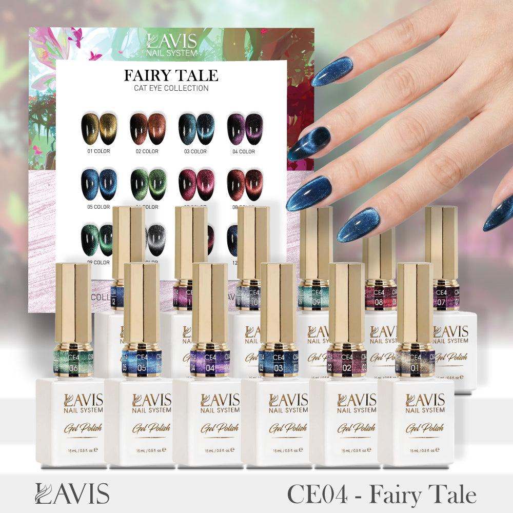 Lavis CE4 Fairy Tale cat eye gel set, photo 1 of 44