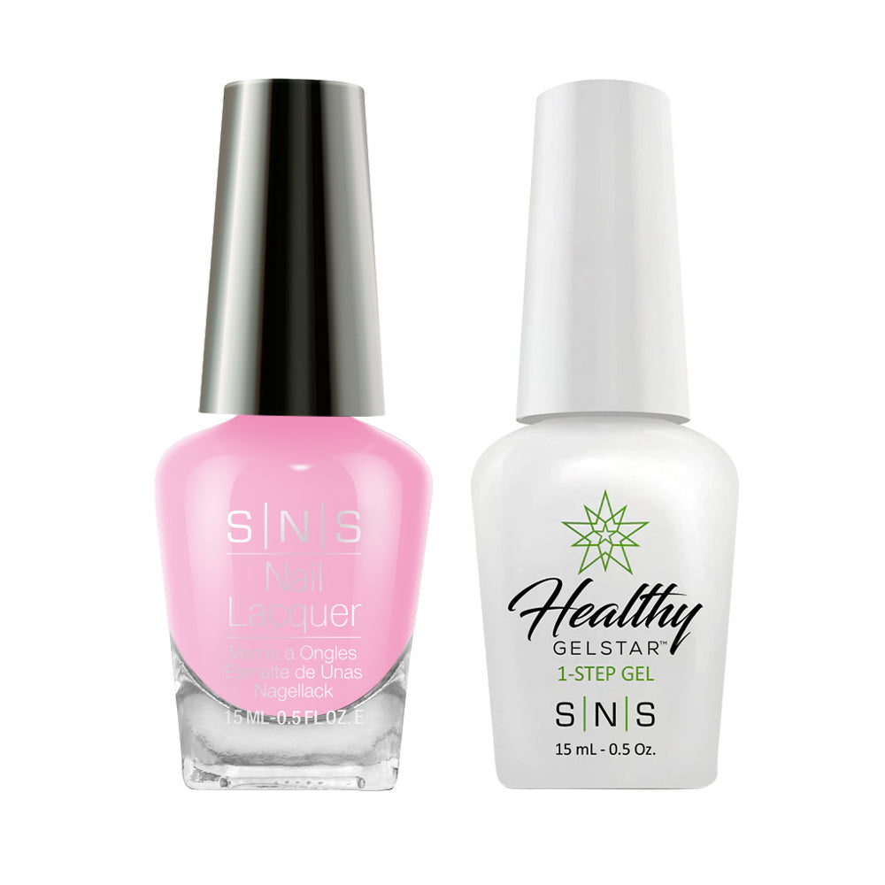 SNS Gel Nail Polish Duo - CS01 Pink League Chew - Pink Colors by SNS sold by DTK Nail Supply