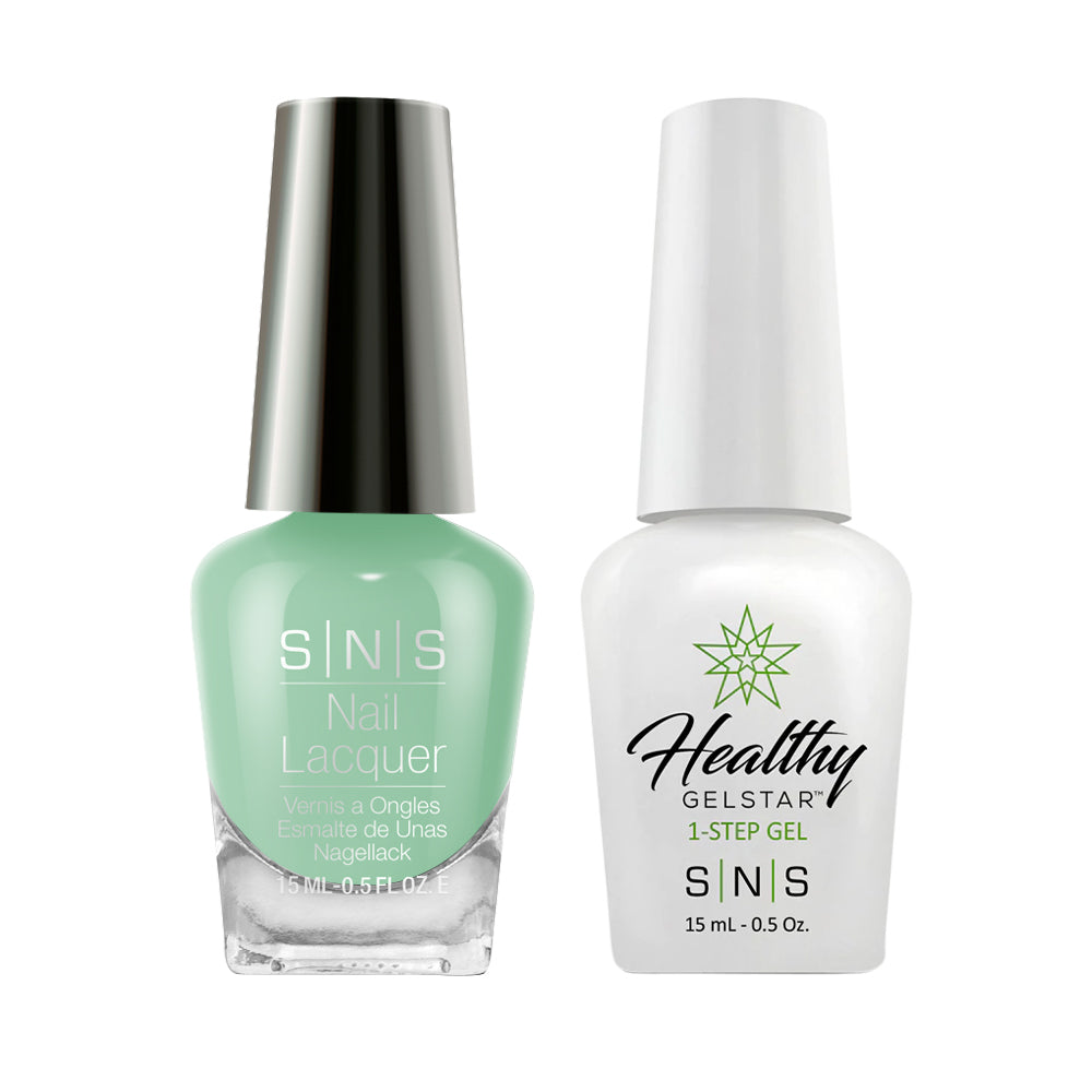 SNS Gel Nail Polish Duo - CS03 Sugar Rush - Green Colors by SNS sold by DTK Nail Supply