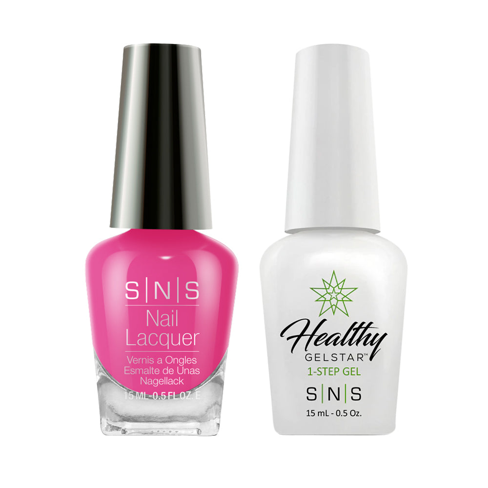 SNS Gel Nail Polish Duo - CS06 leepers Peepers - Pink Colors by SNS sold by DTK Nail Supply