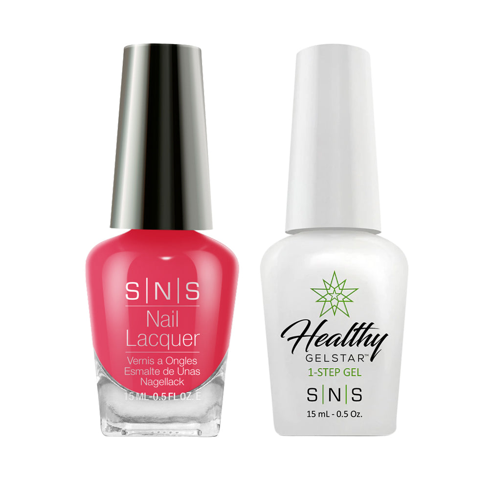 SNS Gel Nail Polish Duo - CS08 I Like Nerds - Pink Colors by SNS sold by DTK Nail Supply