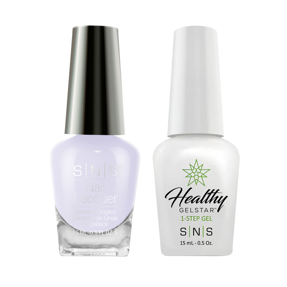 SNS Gel Nail Polish Duo - CS09 Lavender Kisses - Violet Colors by SNS sold by DTK Nail Supply