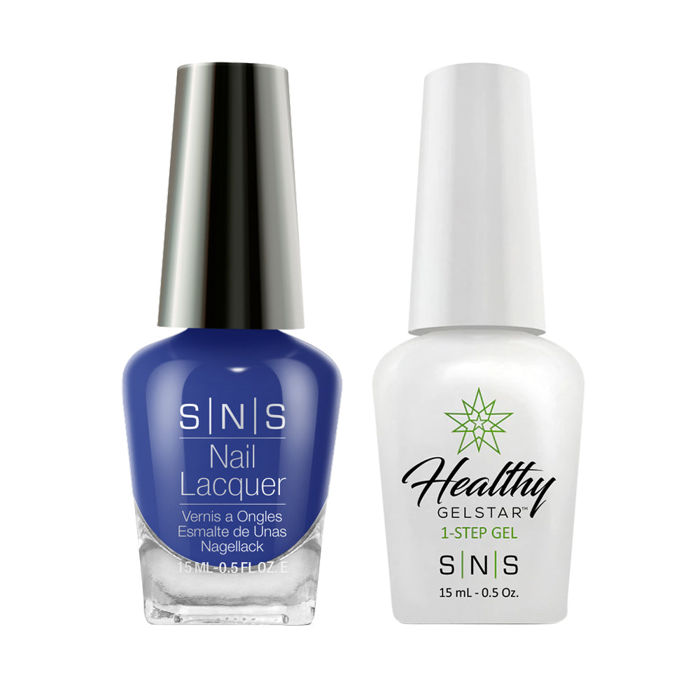 SNS Gel Nail Polish Duo - CS10 Blue Razz - Metallic Colors by SNS sold by DTK Nail Supply