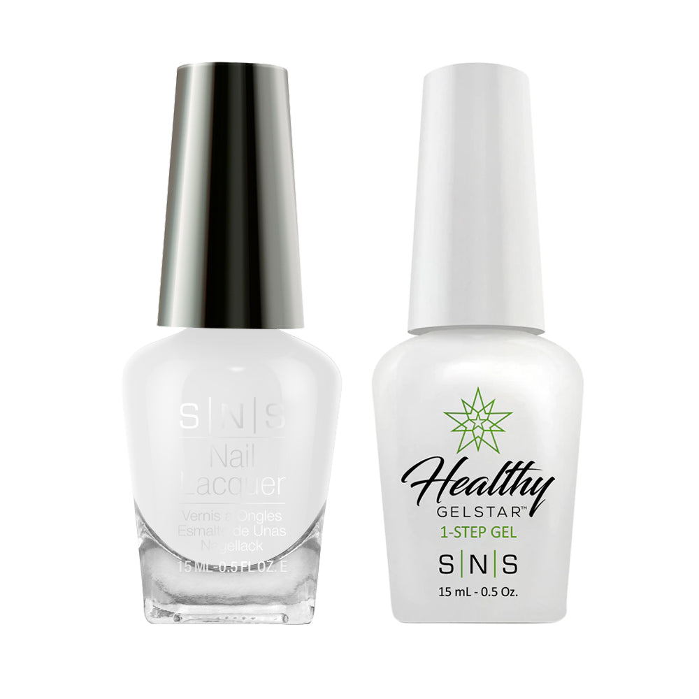 SNS Gel Nail Polish Duo - CS12 Sweet Tooth - White Colors by SNS sold by DTK Nail Supply