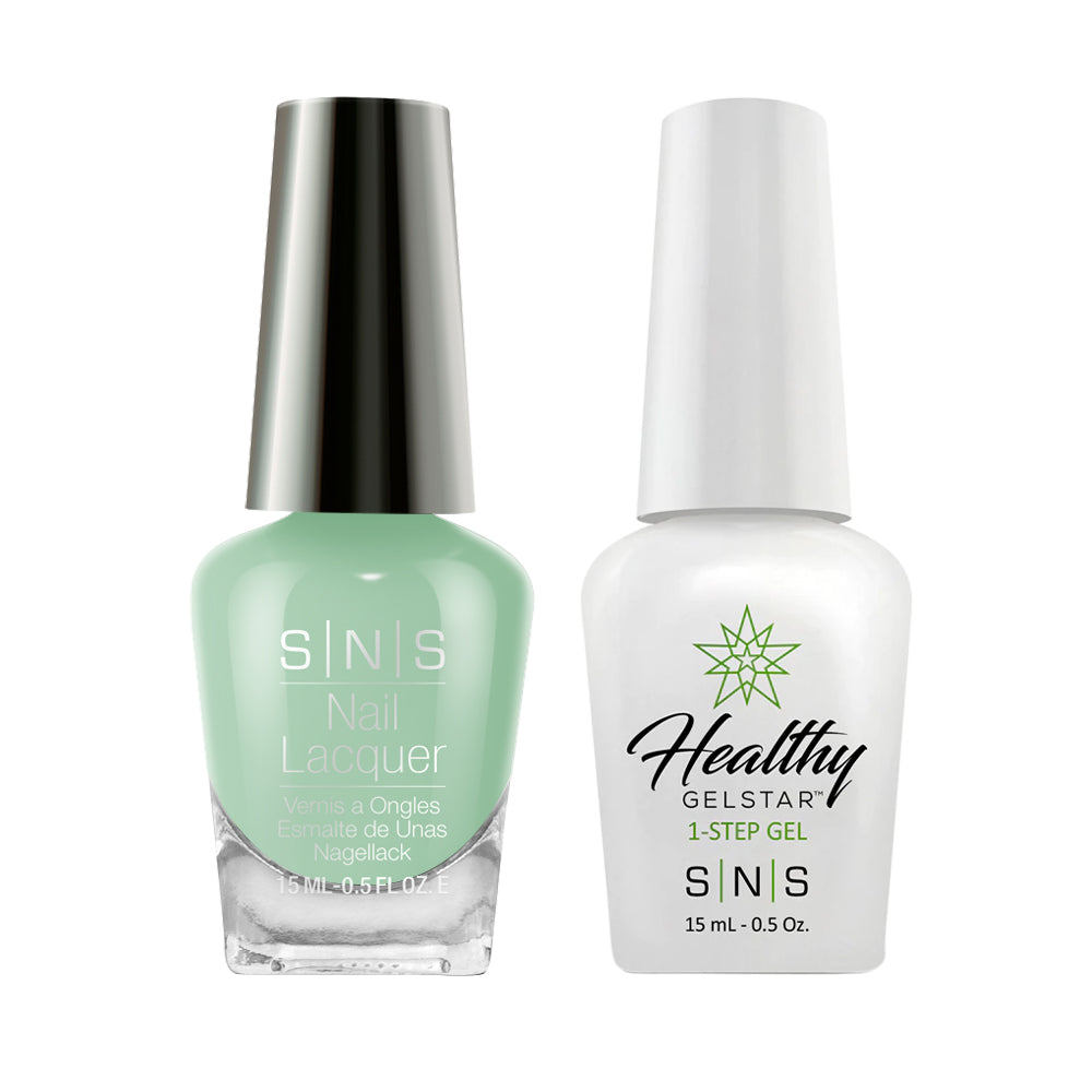 SNS Gel Nail Polish Duo - CS14 Spearmint Green - Moss Colors by SNS sold by DTK Nail Supply