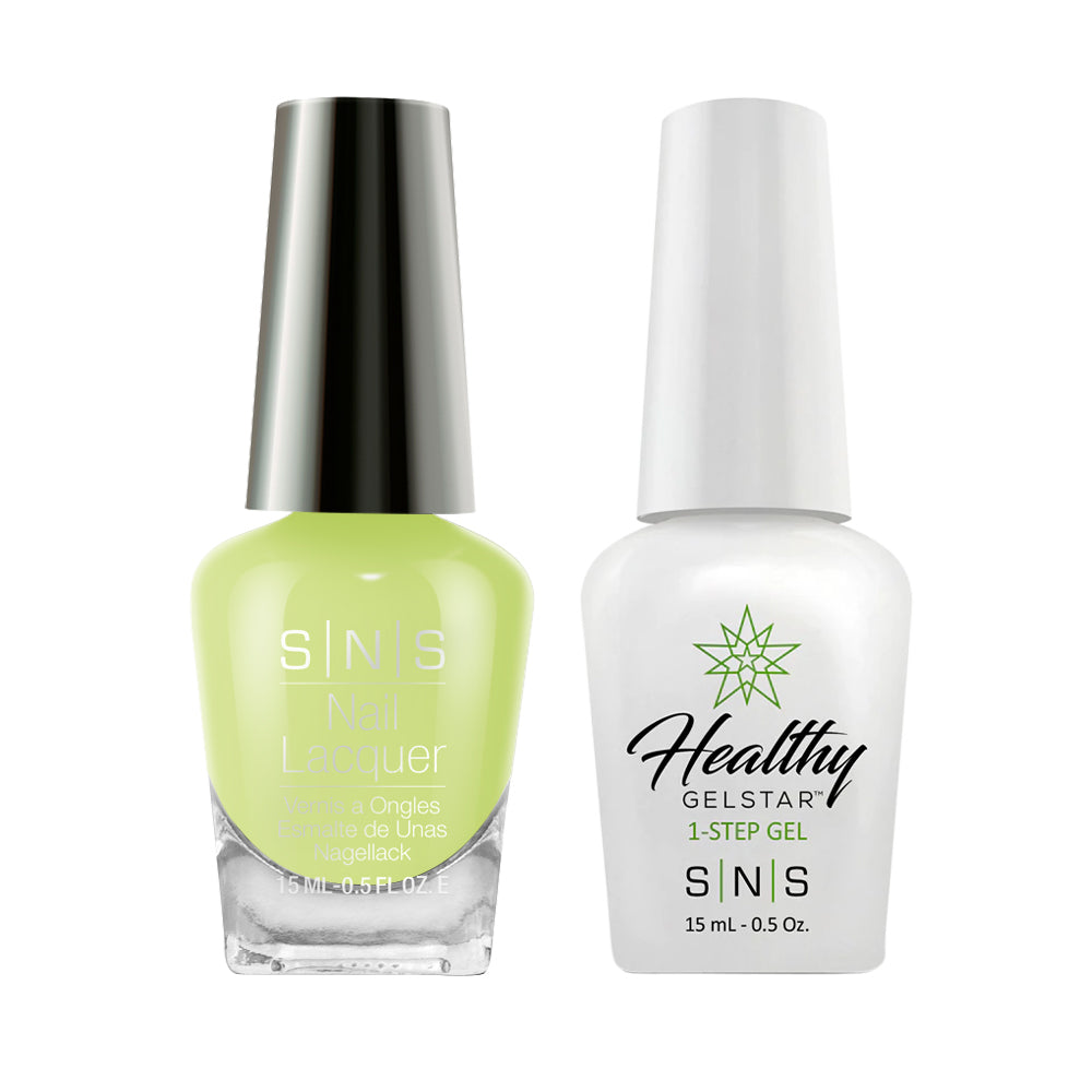 SNS Gel Nail Polish Duo - CS16 Grasshopper Menthe - Green Colors by SNS sold by DTK Nail Supply