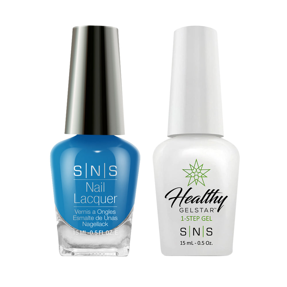 SNS Gel Nail Polish Duo - CS20 Giant Blue Gumball - Blue Colors by SNS sold by DTK Nail Supply