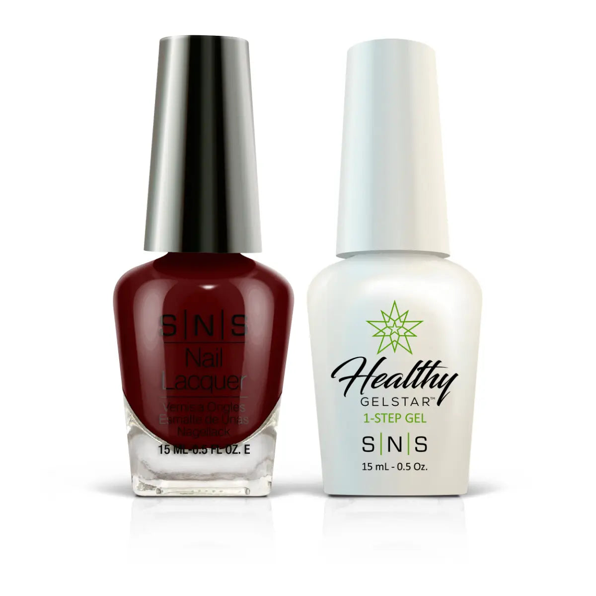 SNS Gel Nail Polish Duo - CY02 Red River - Red Colors by SNS sold by DTK Nail Supply
