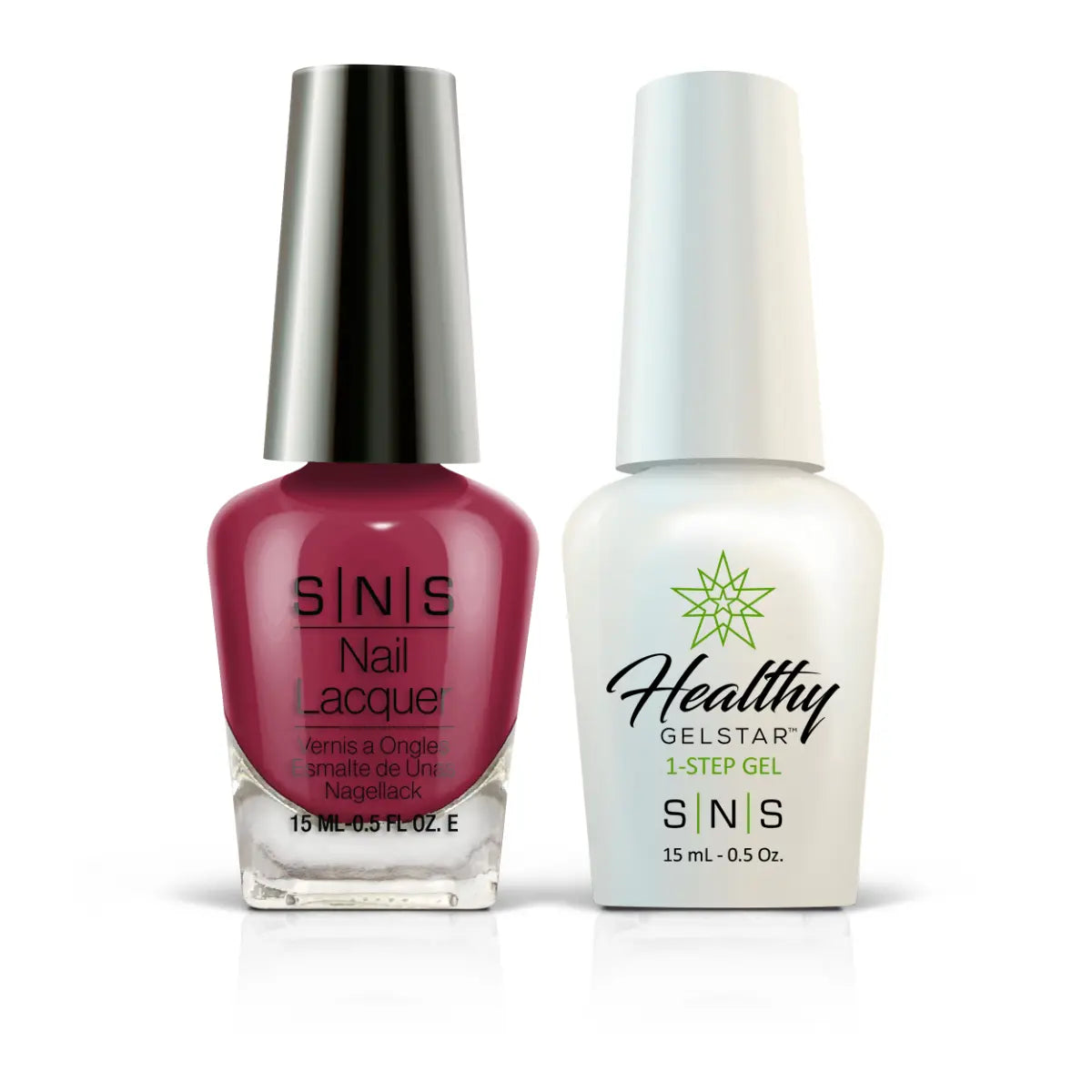 SNS Gel Nail Polish Duo - CY04 Bushels of Berries - Red Colors by SNS sold by DTK Nail Supply