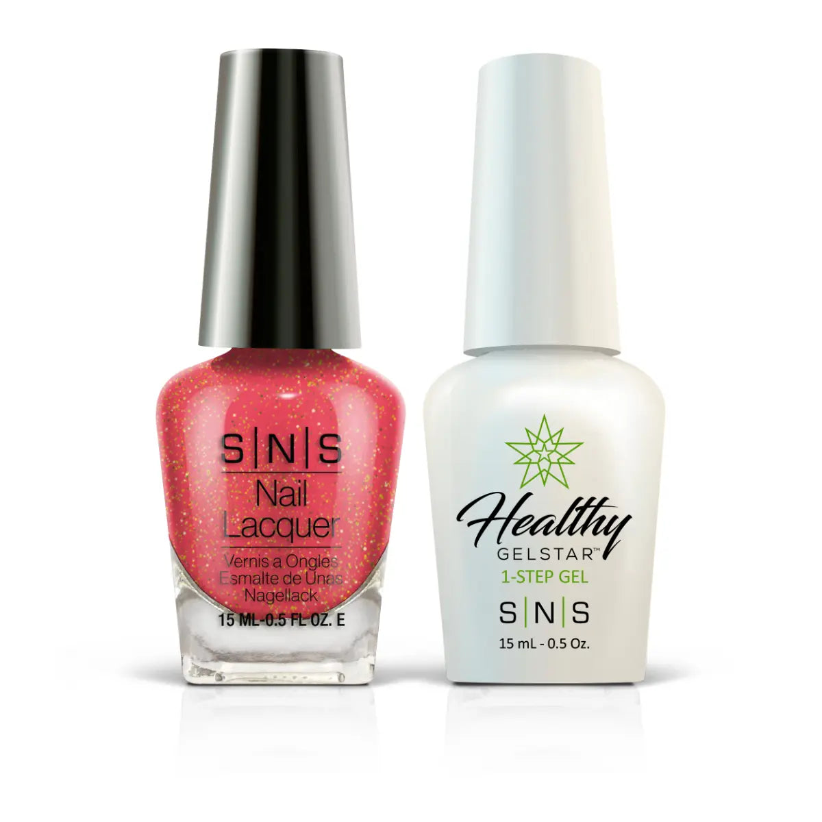 SNS Gel Nail Polish Duo - CY09 Rose Garden - Red Colors by SNS sold by DTK Nail Supply