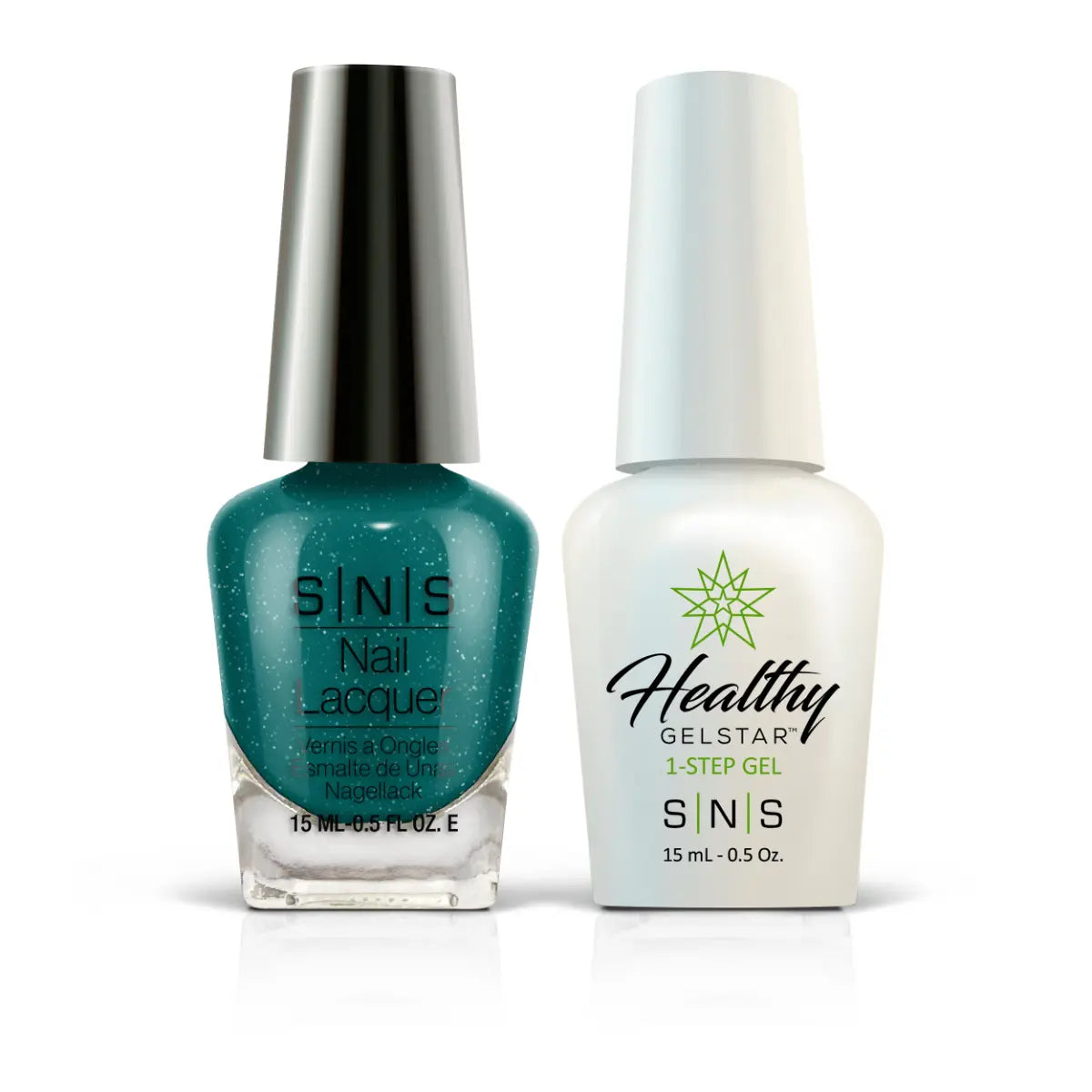  SNS Gel Nail Polish Duo - CY11 Jazzy Blues - Blue, Turquoise Colors by SNS sold by DTK Nail Supply