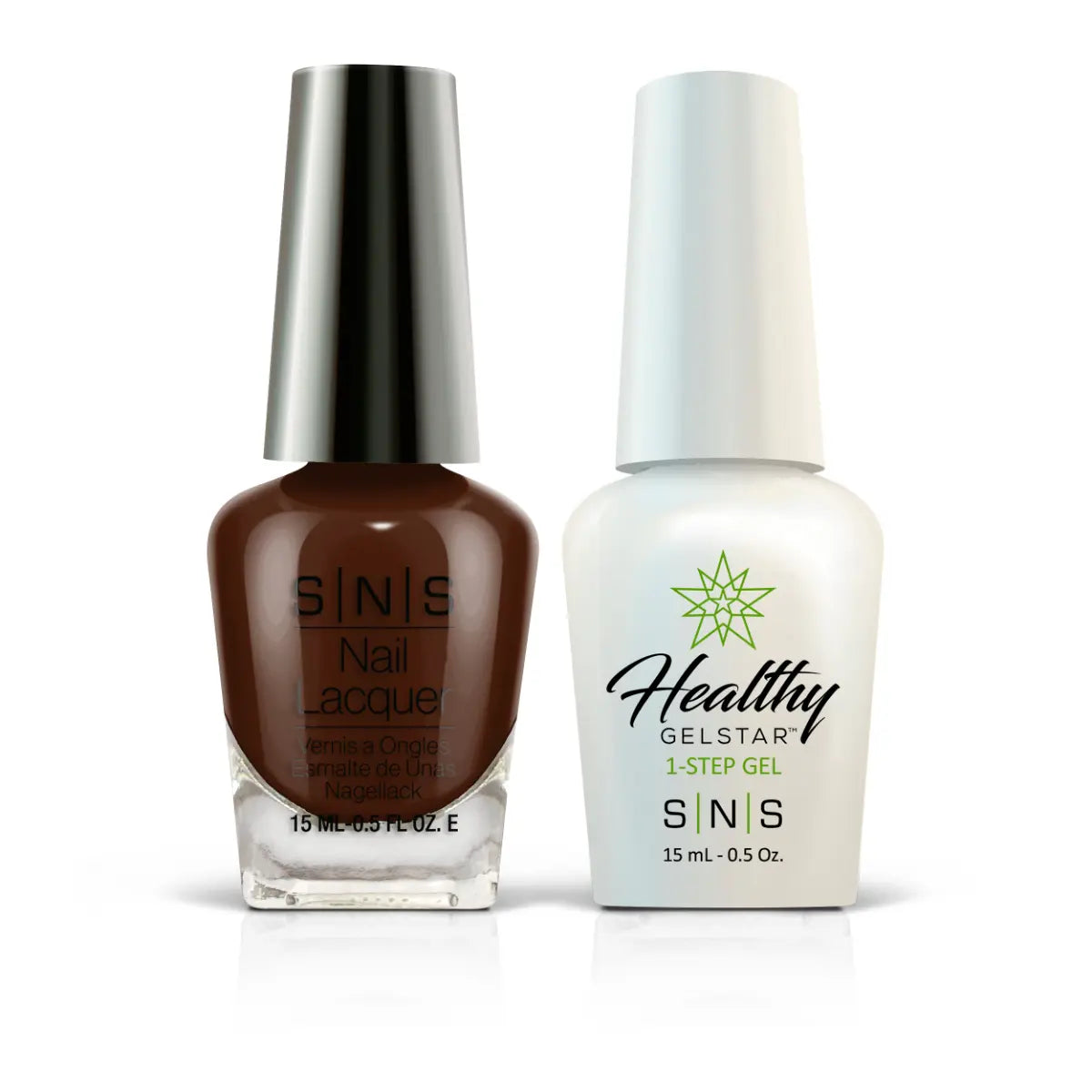 SNS Gel Nail Polish Duo - CY21 Brownstone Steps - Brown Colors by SNS sold by DTK Nail Supply