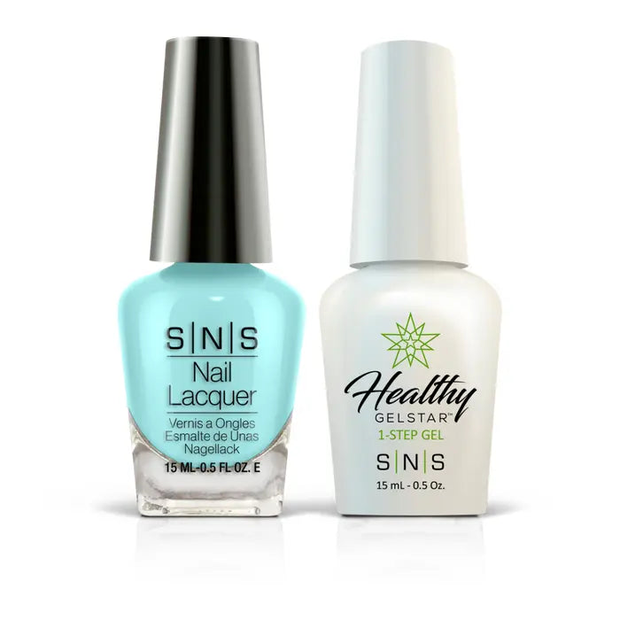 SNS Gel Nail Polish Duo - DR01 Aurora's Eyes - Blue Colors by SNS sold by DTK Nail Supply