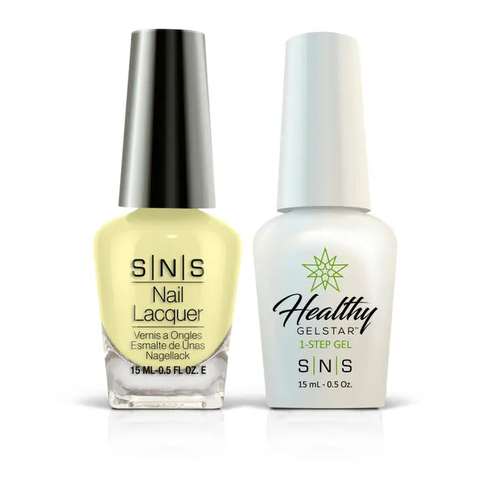 SNS Gel Nail Polish Duo - DR02 Alice's Locks - Yellow Colors by SNS sold by DTK Nail Supply