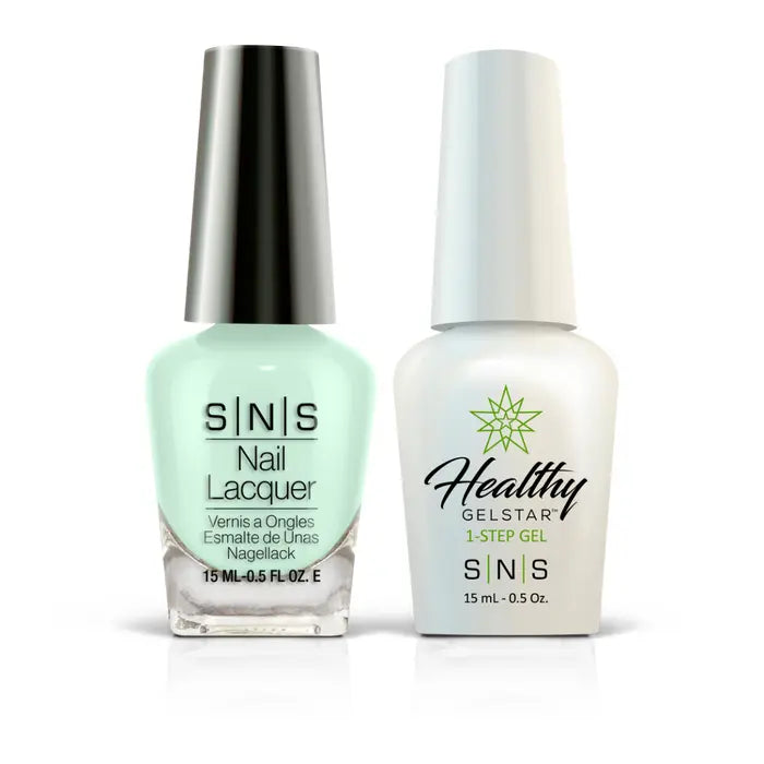 SNS Gel Nail Polish Duo - DR08 Purpetual - Green Colors by SNS sold by DTK Nail Supply
