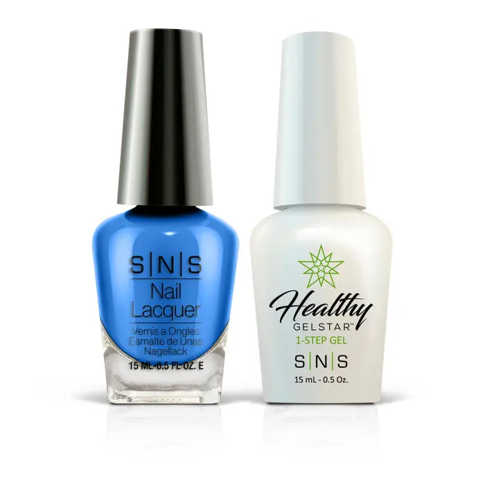 SNS Gel Nail Polish Duo - DR10 Blue My Mind - Blue Colors by SNS sold by DTK Nail Supply