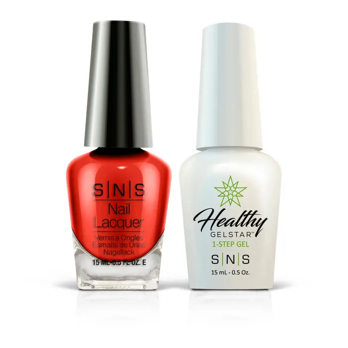 SNS Gel Nail Polish Duo - DR22 Picasso Passion - Red Colors by SNS sold by DTK Nail Supply